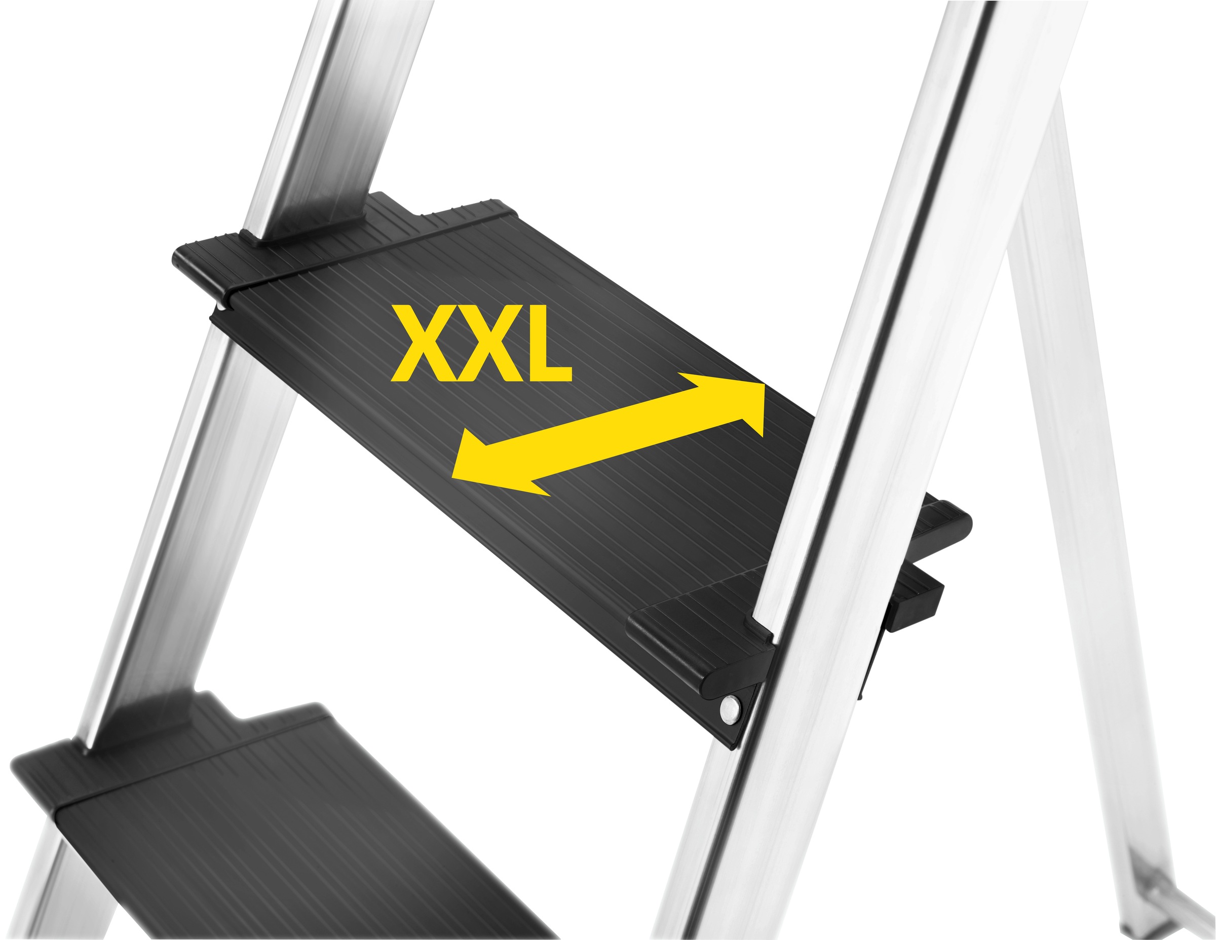 Thumbnail - Hailo Stehleiter "L100 TopLine" Alu-Sicherheits-Stehleiter 3 Stufen