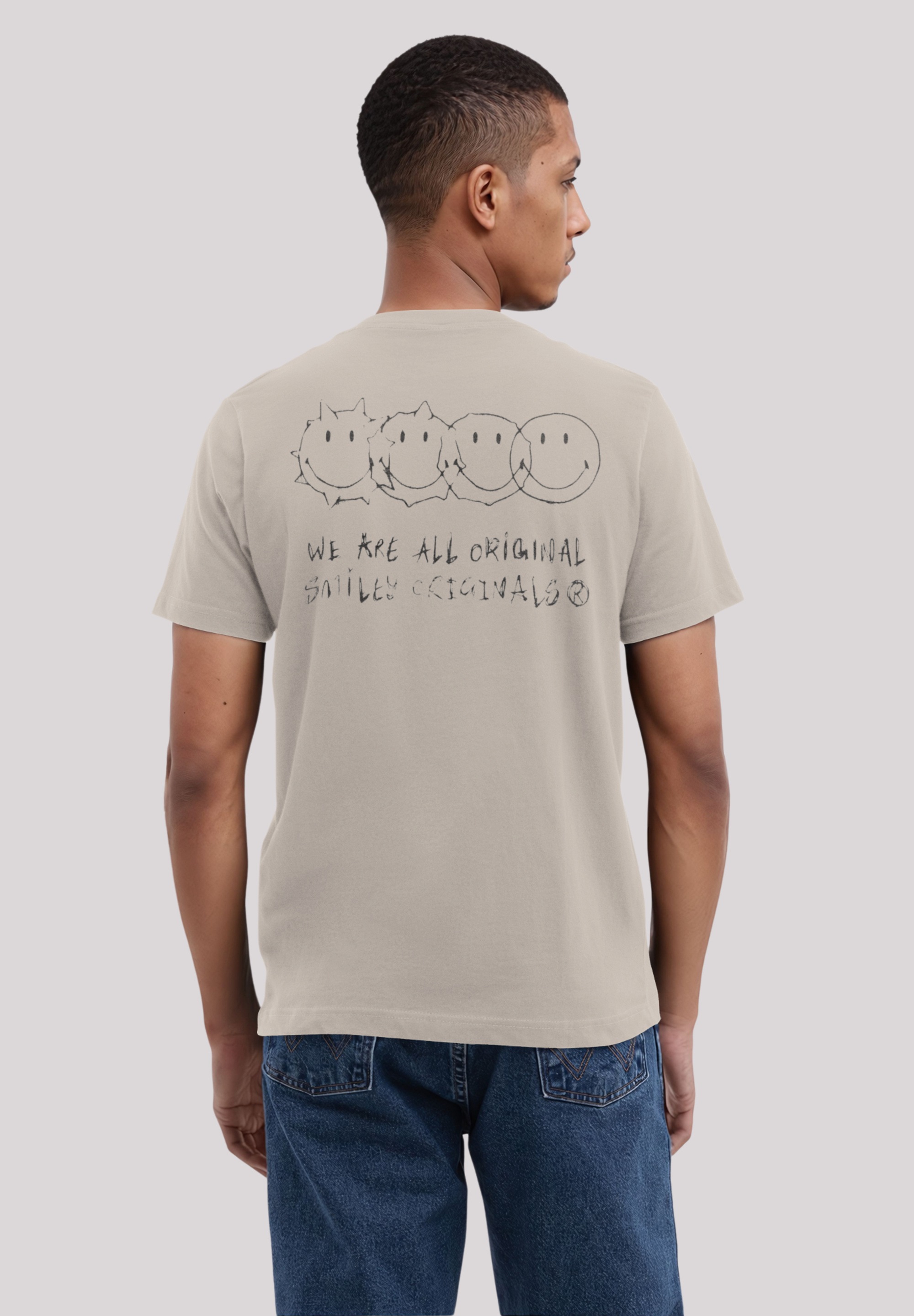 F4NT4STIC T-Shirt »Smiley Originals We Are All Original Unique«, Premium Qualität