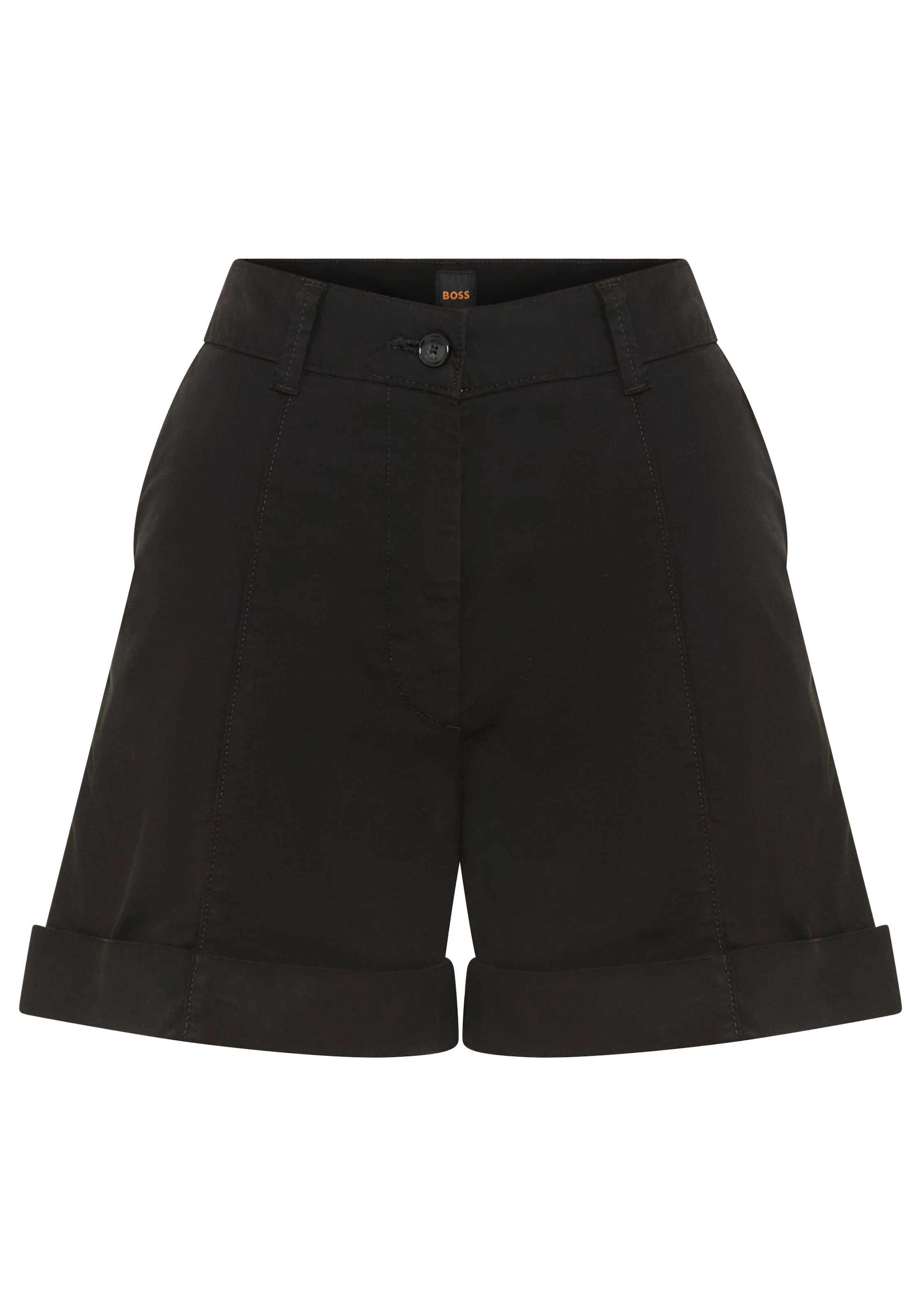BOSS ORANGE Shorts "Tanessa Premium Damenmode" mit umgeschlagenem Saum, Bau günstig online kaufen