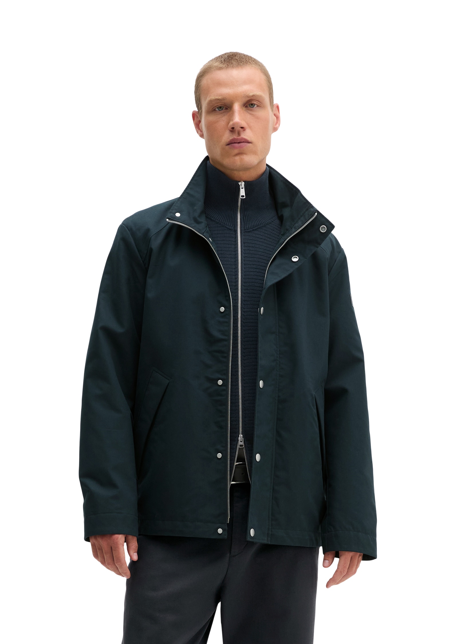 Marc OPolo Canvasjacke ohne Kapuze regular mit leichter Wattierung von Unifi REPREVE