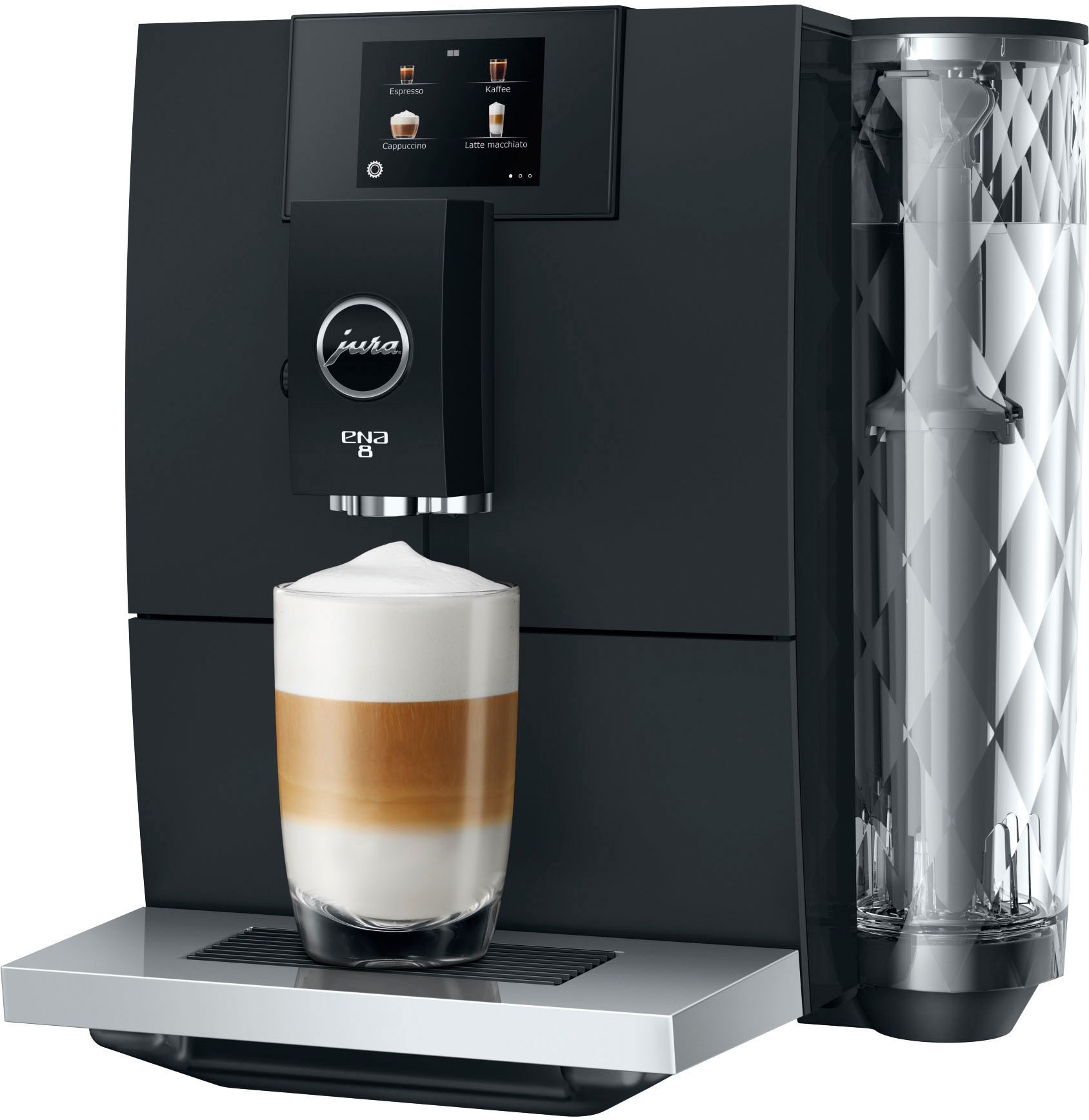 "JURA Kaffeevollautomat ""15493 ENA 8 Full Metropolitan Black (EC)"", schwarz, B:27,1cm H:32,3cm T:44,5cm, Kaffeevollautomaten, Kaffeevollautomat"