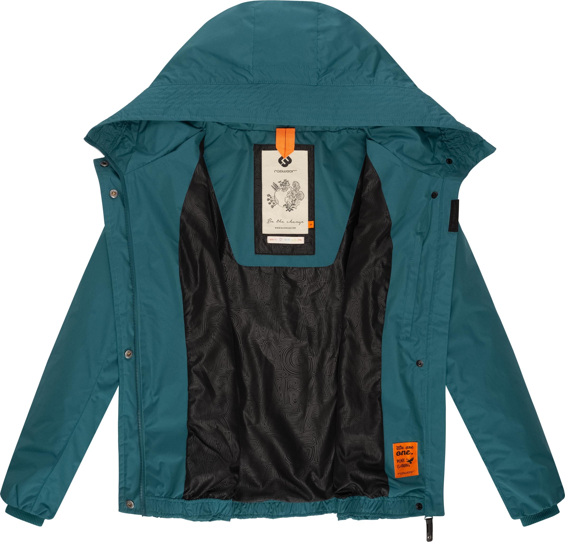 Ragwear Outdoorjacke »Vannesa«, mit Kapuze, Wasserdichte Damen Übergangsjacke mit Kapuze