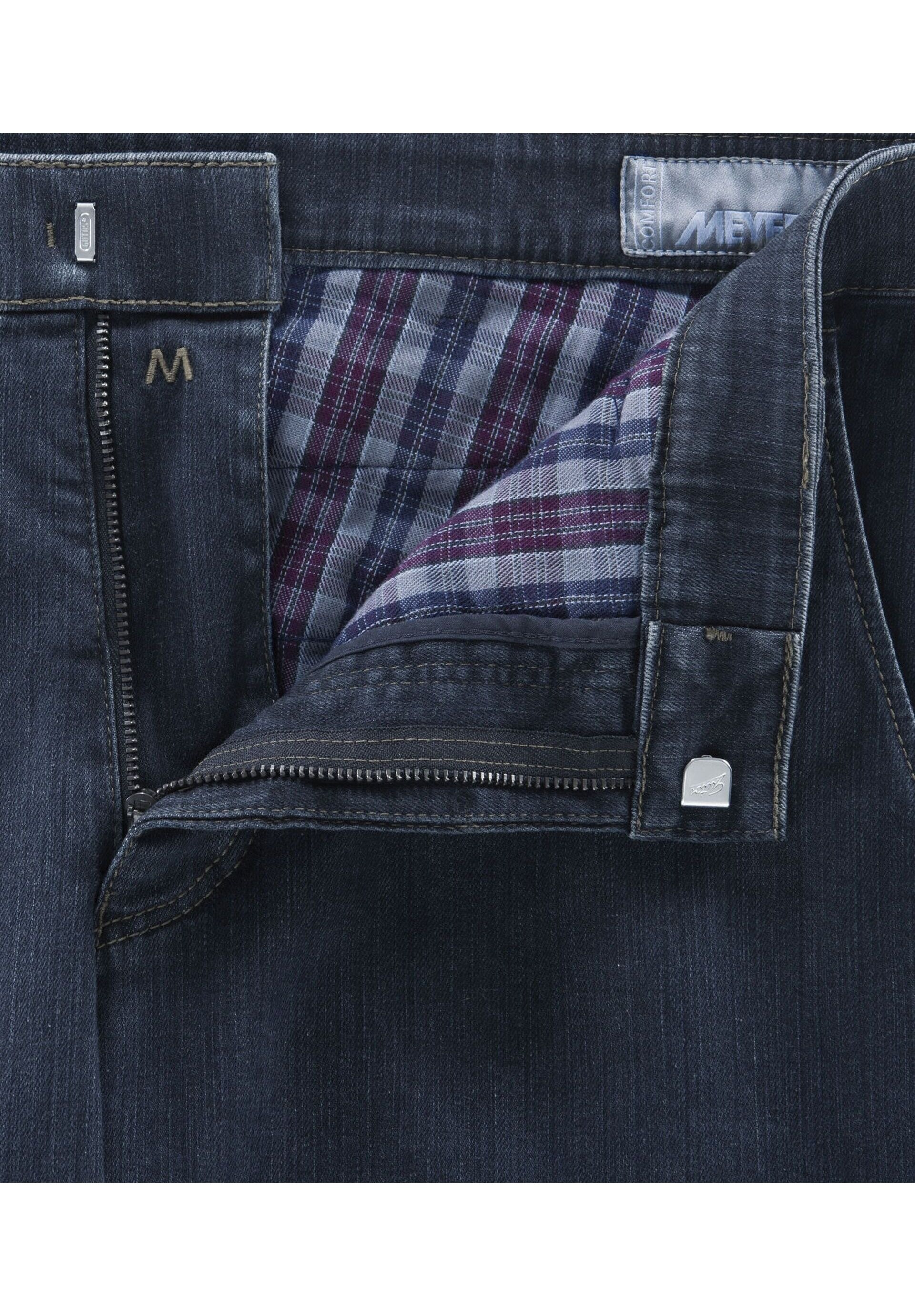 MEYER 5-Pocket-Jeans »Roma« aus Stretch-Denim mit Dehnbund