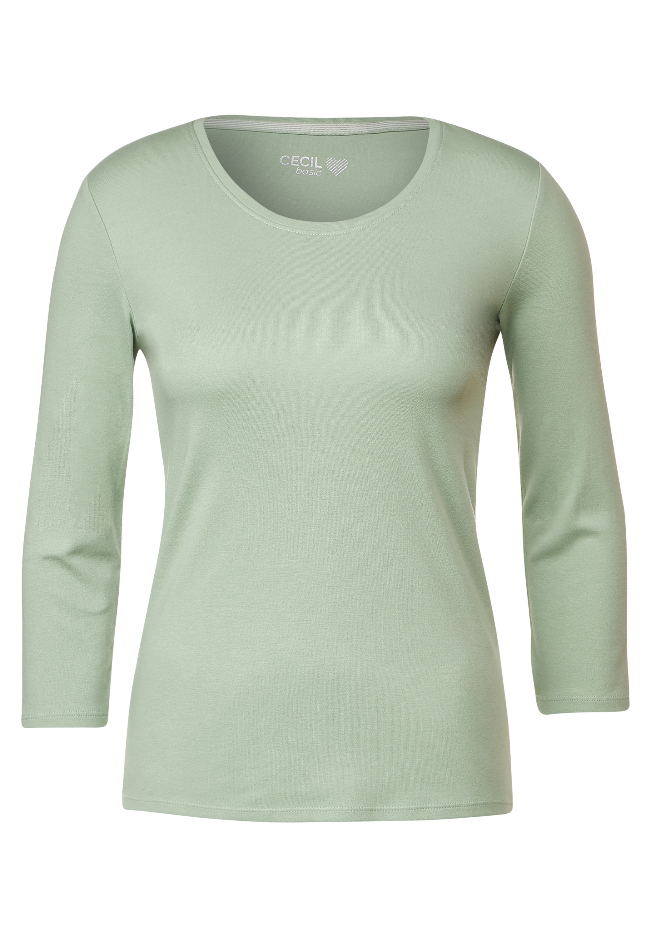 Cecil 3/4-Arm-Shirt, aus reiner Baumwolle