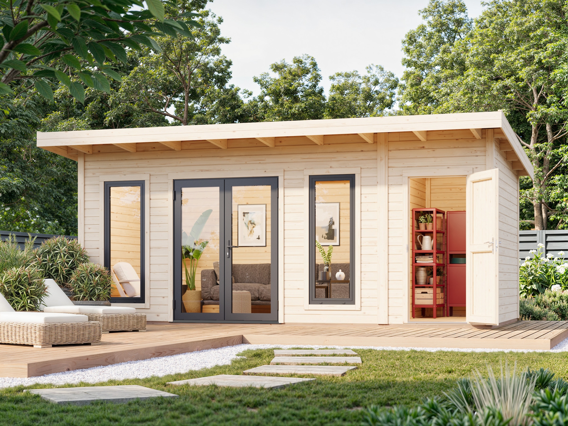 Palmako Gartenhaus »Aurelia 16,7 m²«
