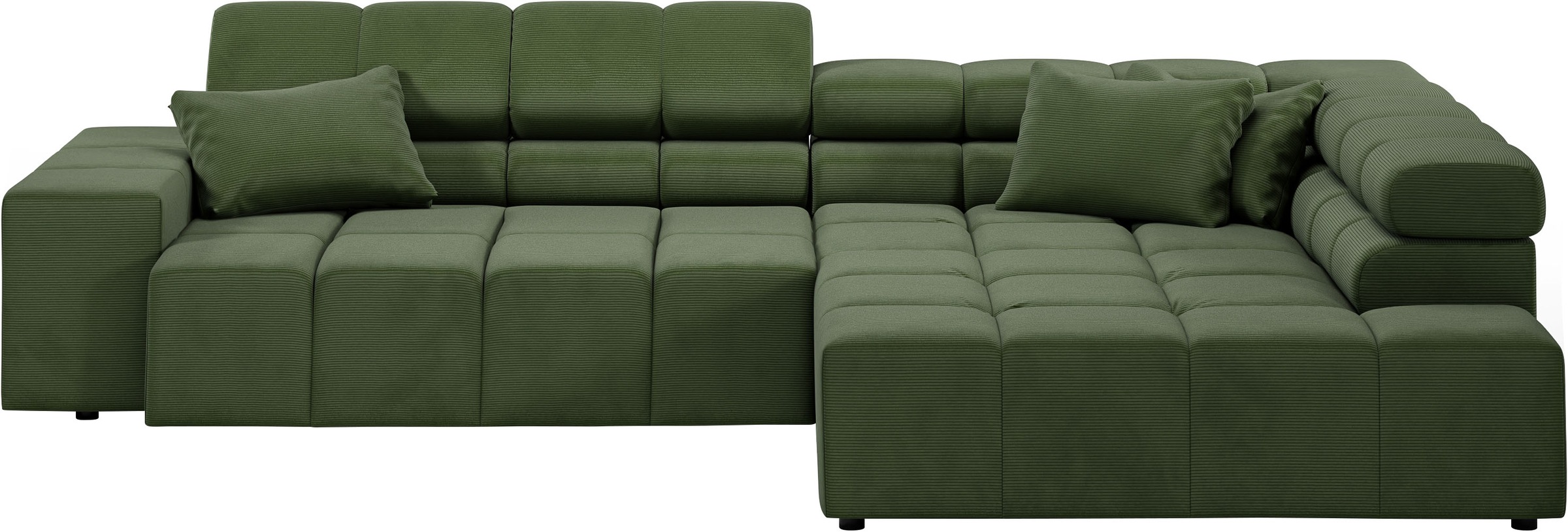 INOSIGN Ecksofa "Ancona incl. Kopfteilverstellung, Breite 319cm, L-Form", w günstig online kaufen
