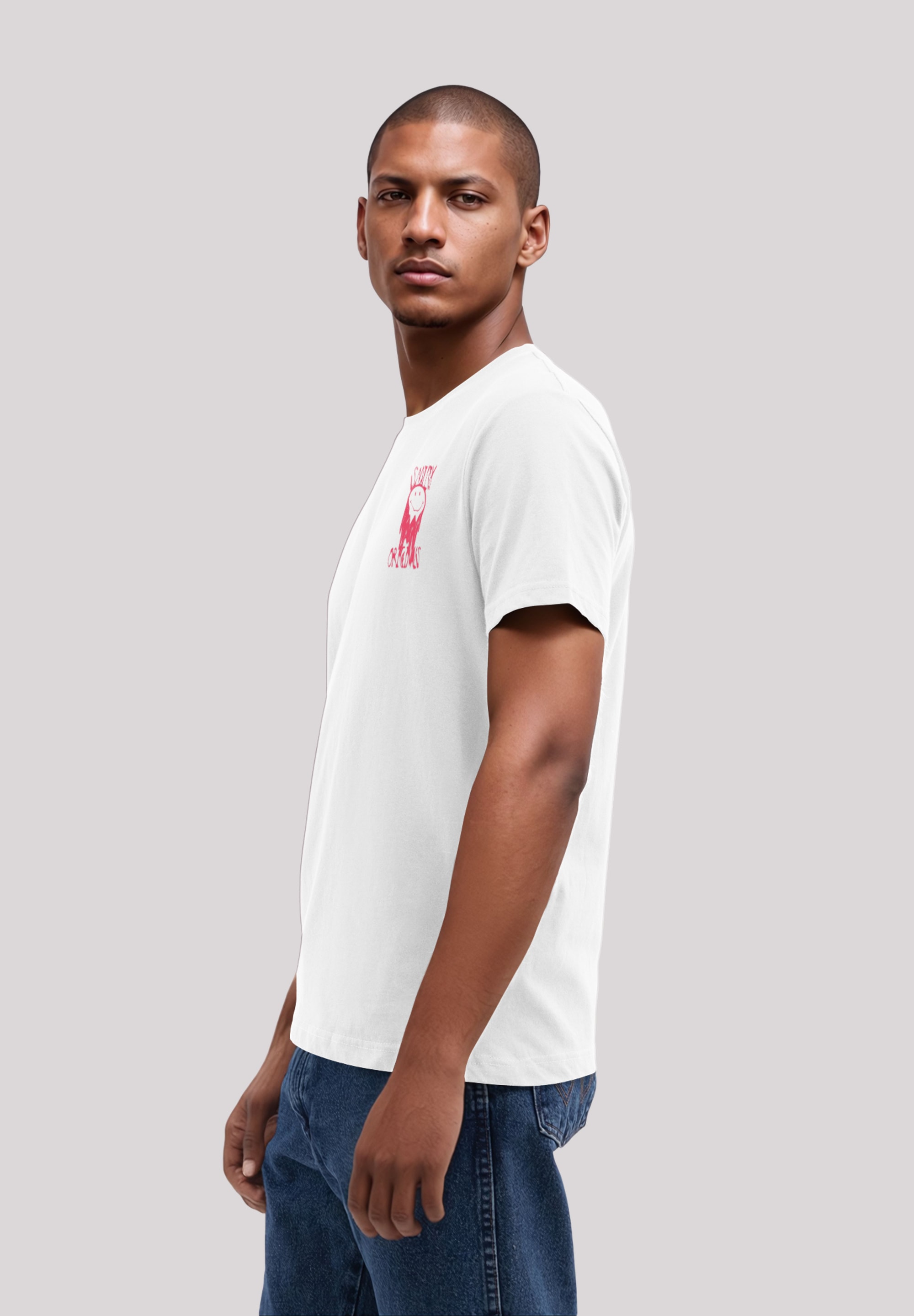 F4NT4STIC T-Shirt »Smiley Originals Punk Drip Streetwear«, Premium Qualität