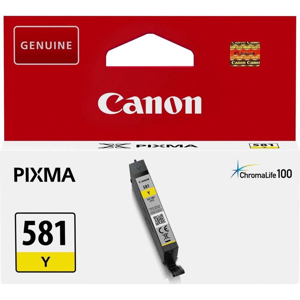 Canon Tintenpatrone »INK CLI-581 Y«, (Packung)