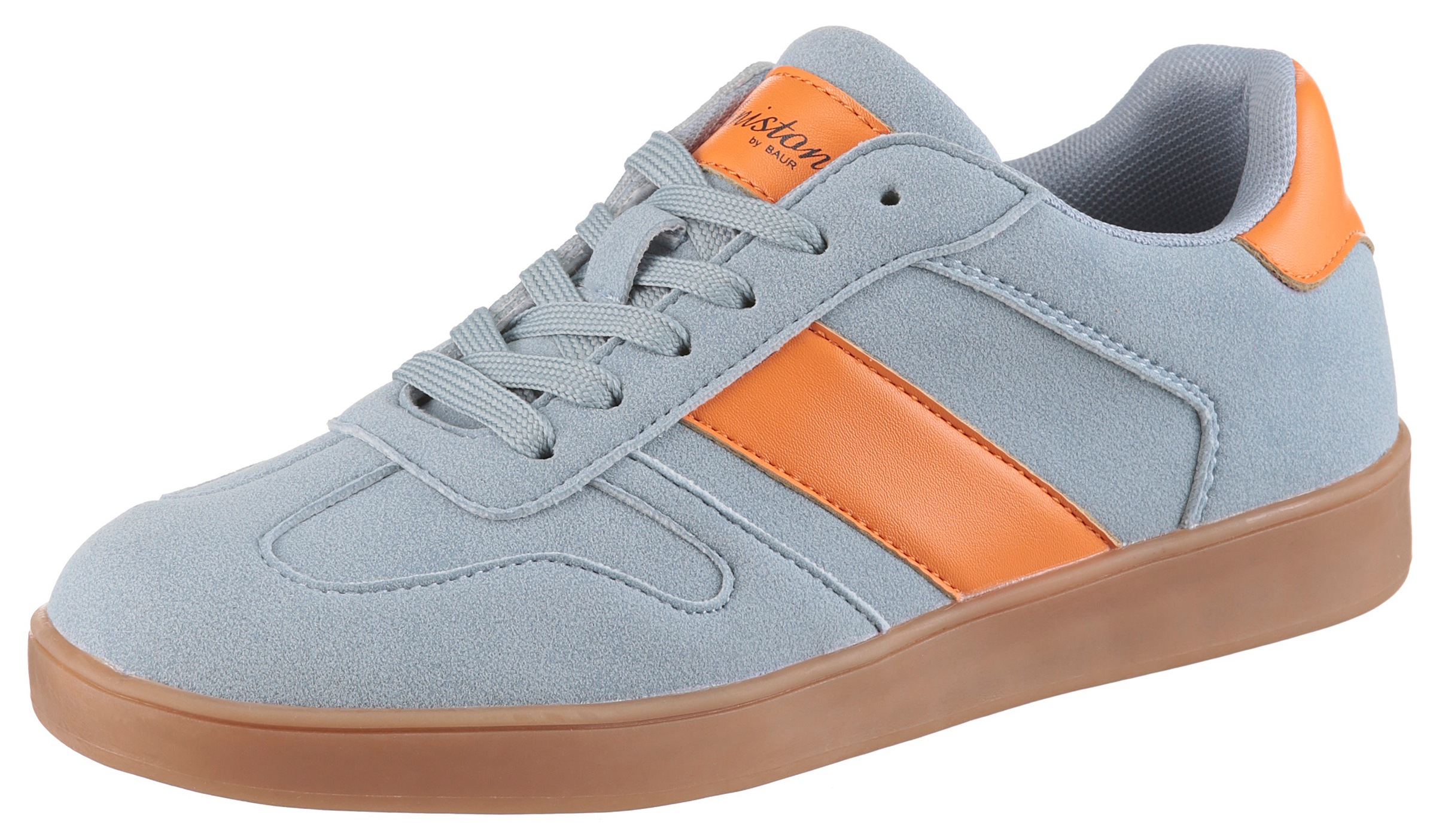 Aniston Aniston Women's Low Sneaker Light Blue-Orange 37 2