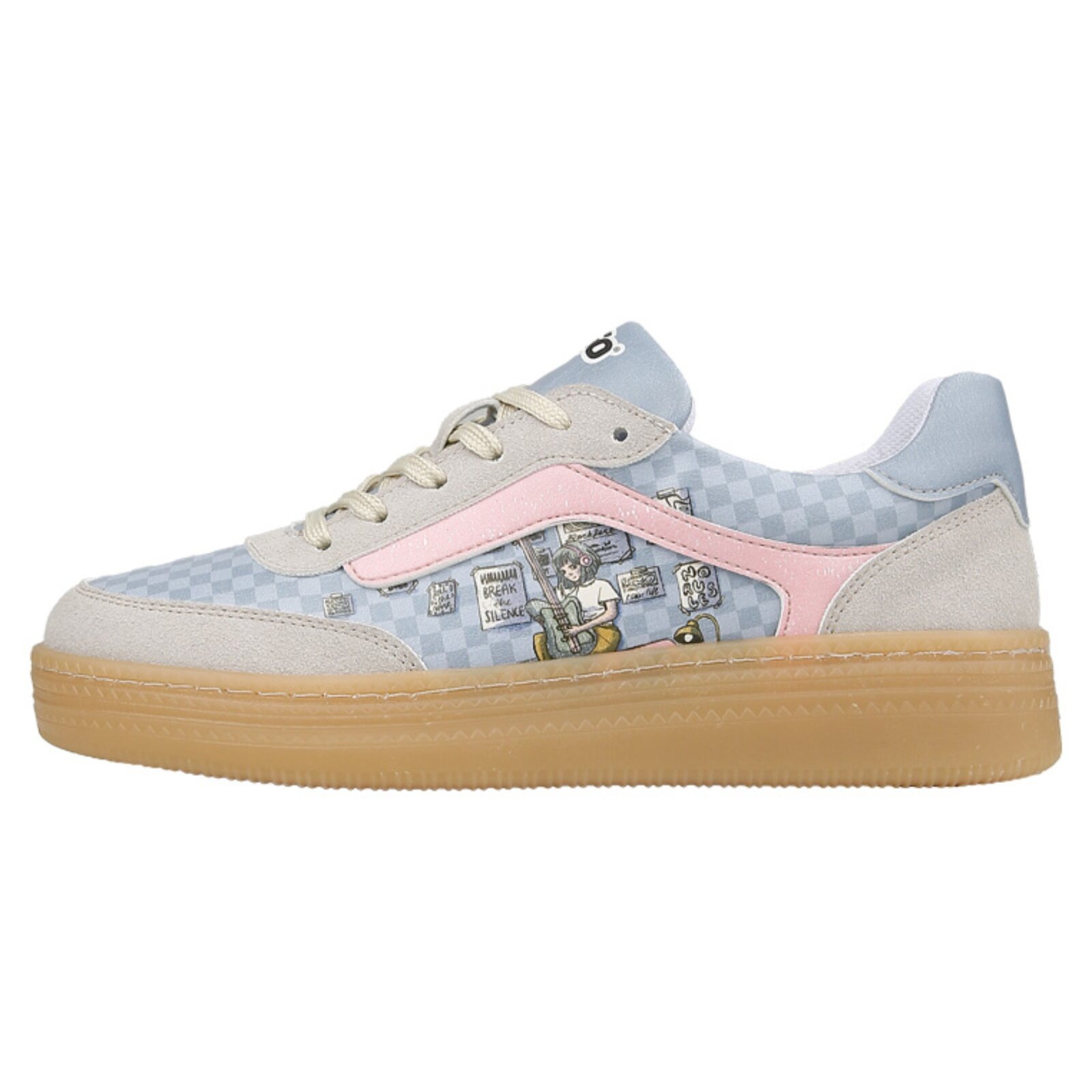 DOGO 1100000002199 "Monet Low-Top Sneaker Break The Silence Damen Sneaker" Handgefertigt