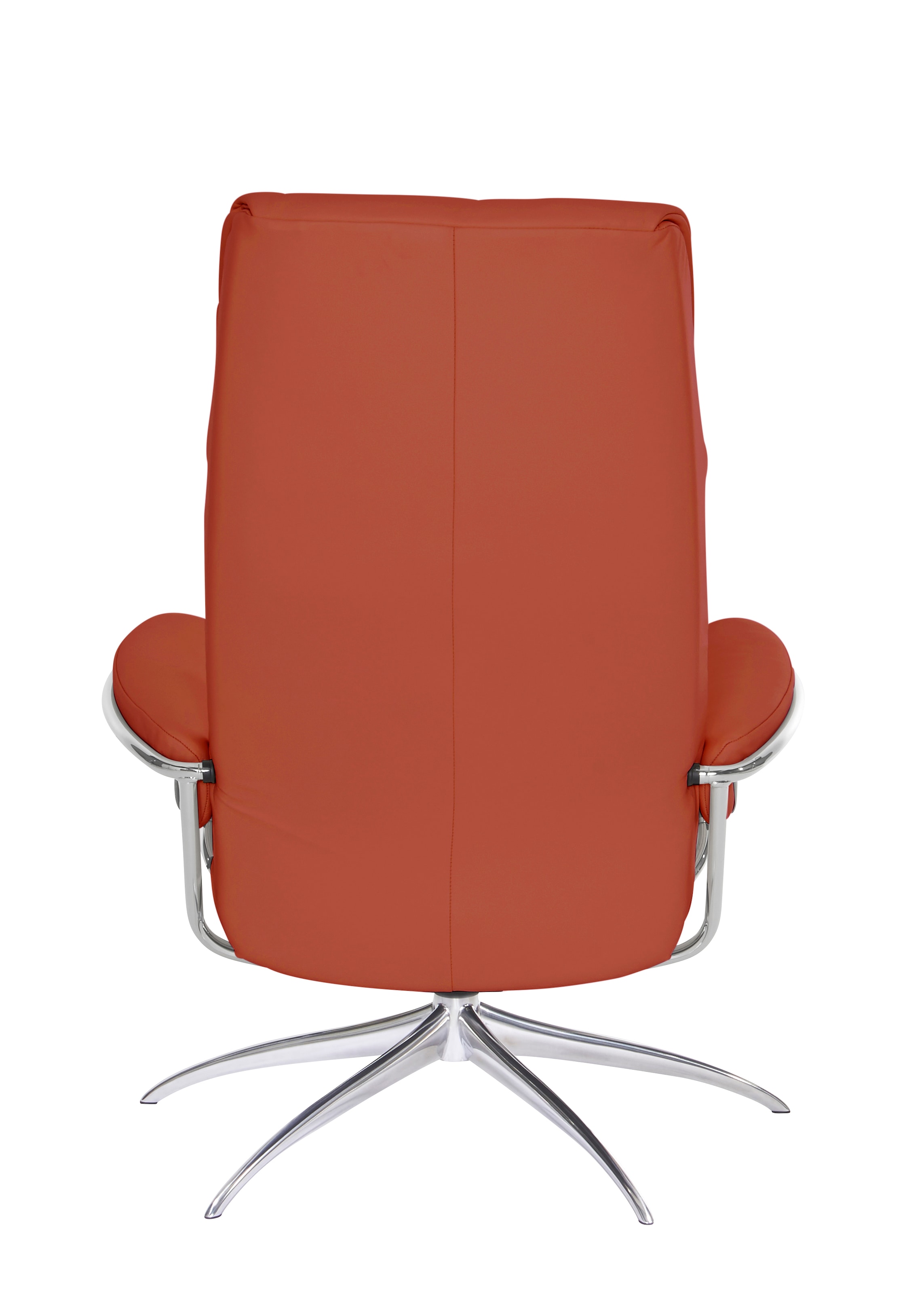 Stressless® Relaxsessel »London«, (Set, Relaxsessel mit Hocker), mit Hocker, High Back, mit Star Base, Gestell Chrom