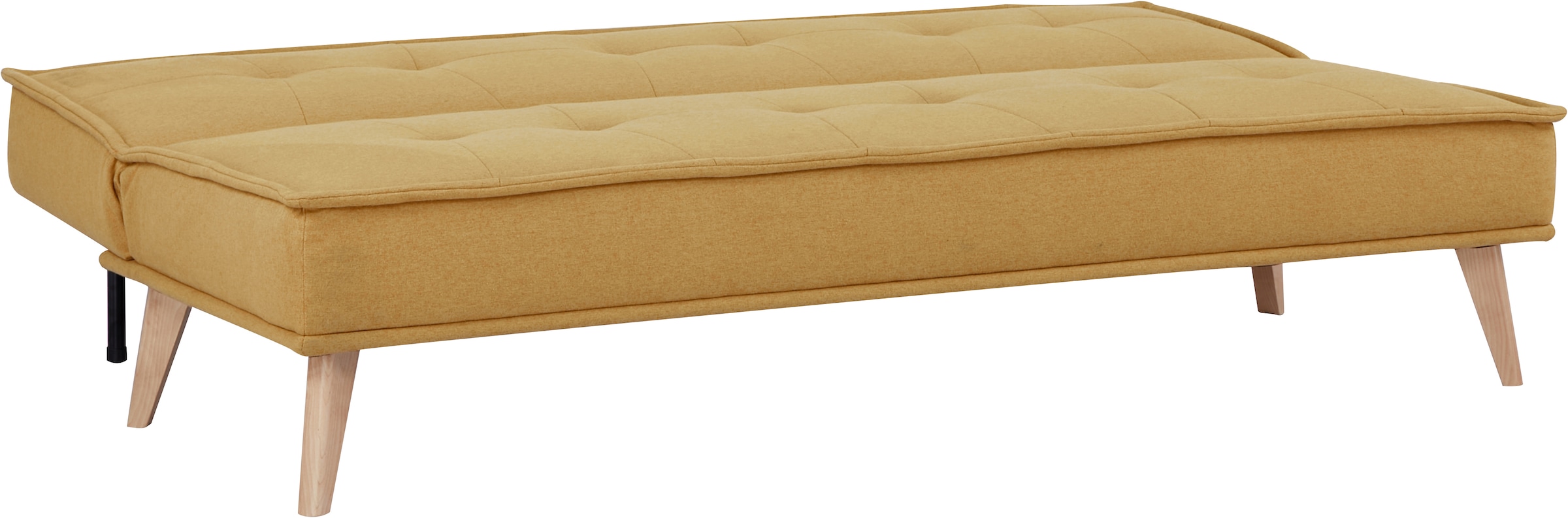INOSIGN Schlafsofa »MENDOTA, 181 cm, 3-Sitzer mit Schlaffunktion,«, verstellbarer Rückenlehne, Klappmechanismus, Webstoff