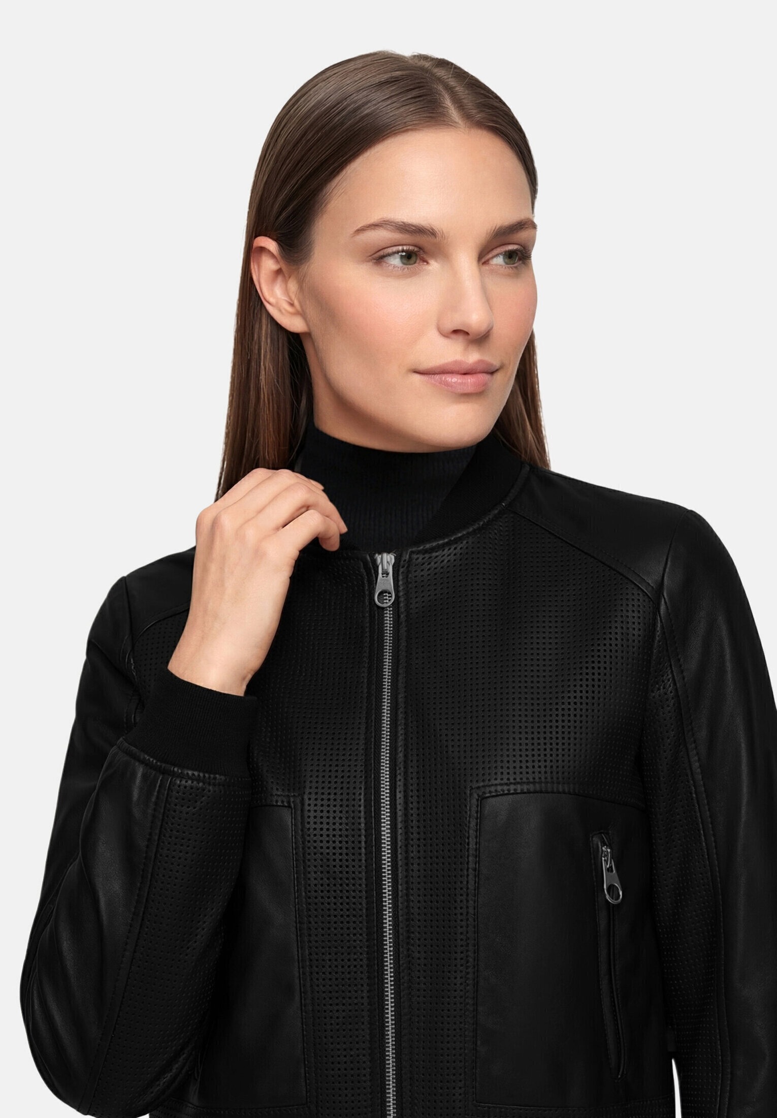 Amber & June Outdoorjacke »Damen mit Kragen«