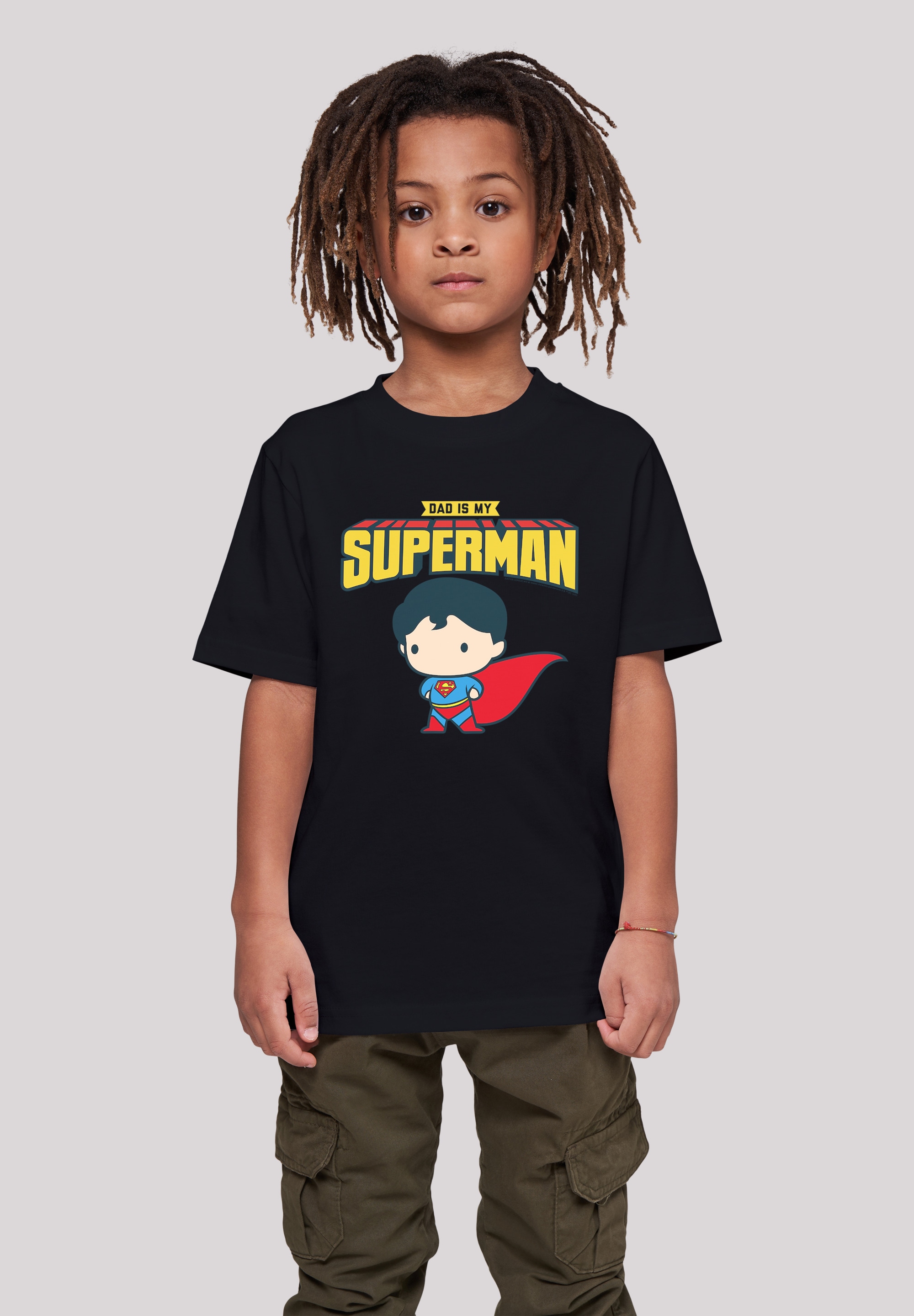 F4NT4STIC Kurzarmshirt »Kinder Superman My Dad Is My Hero with Kids Basic  Tee«, (1 tlg.) online kaufen | BAUR