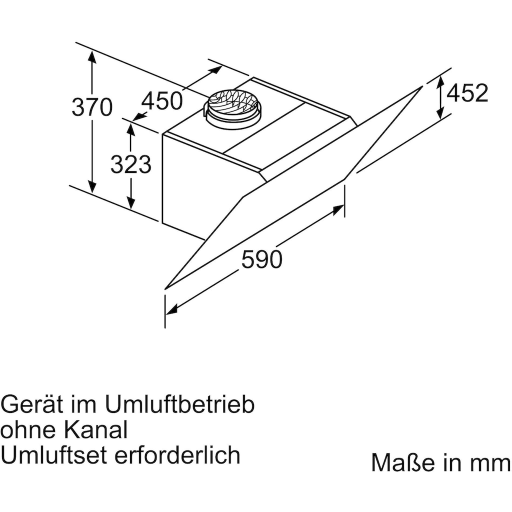 BOSCH Kopffreihaube »DWK67CM60«