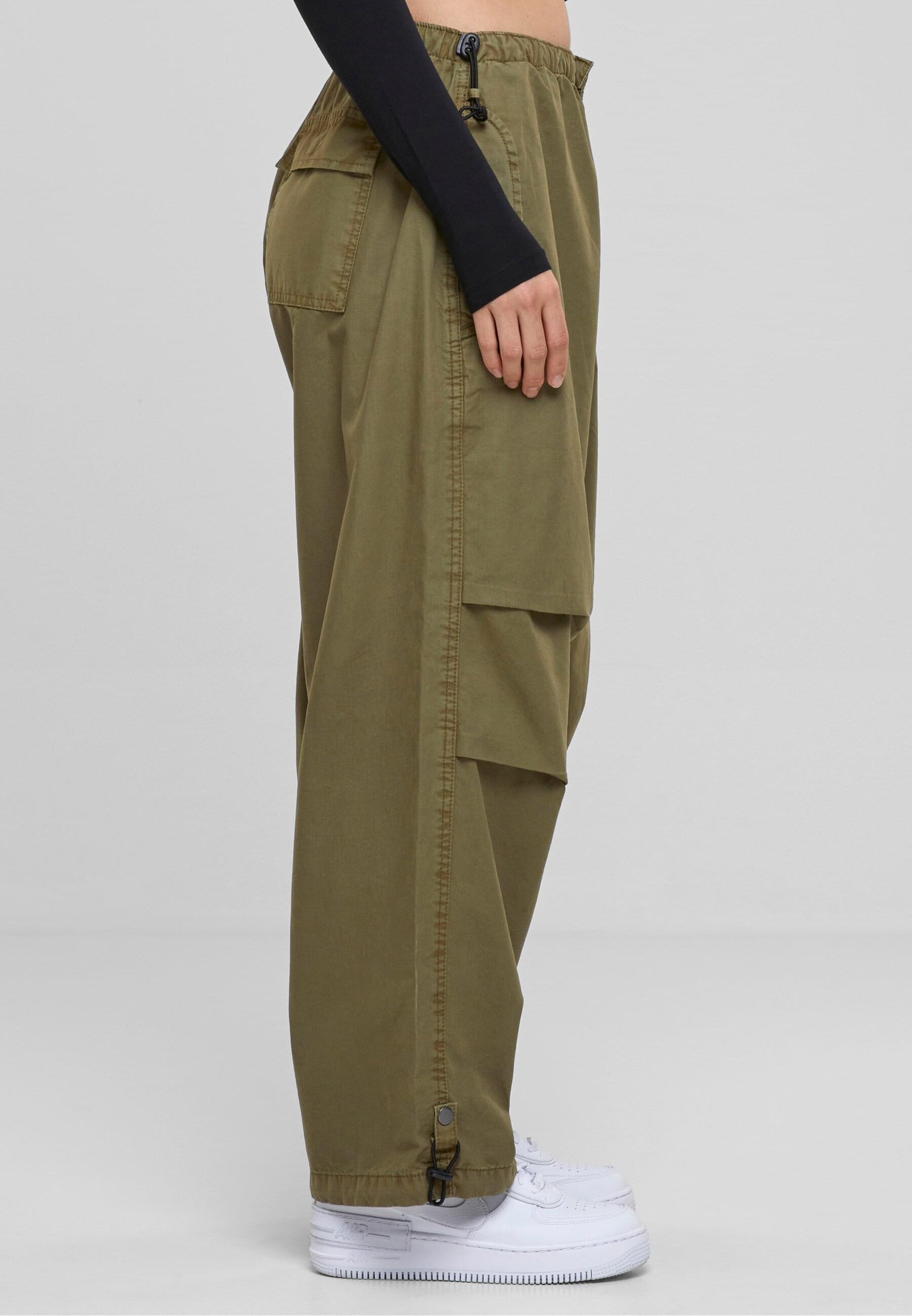 URBAN CLASSICS Jerseyhose »Damen Ladies | tlg.) (1 bestellen für BAUR Parachute Cotton Pants«