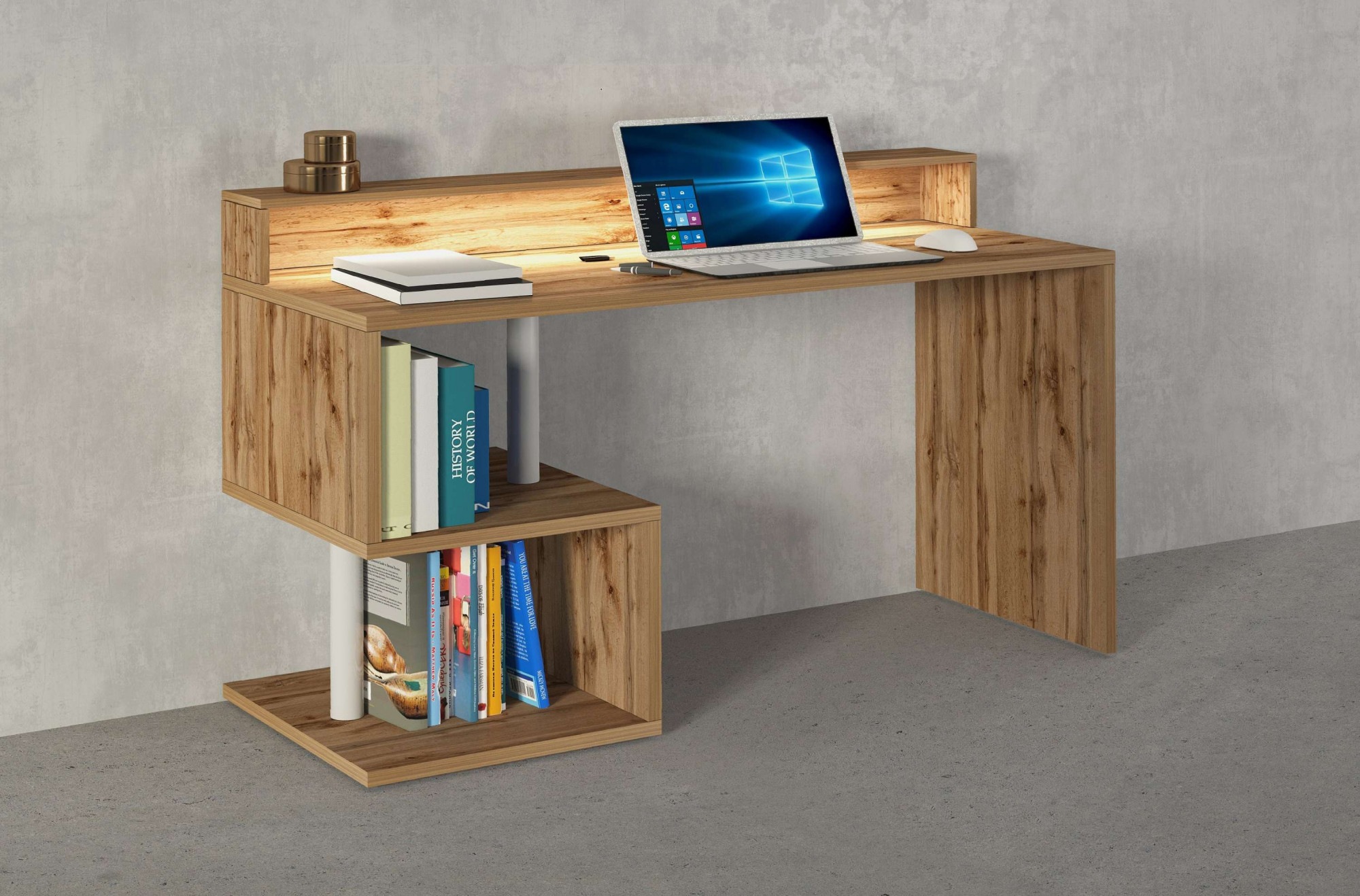 Home affaire Schreibtisch "Esse, modernes Design" in verschiedenen Breiten, günstig online kaufen