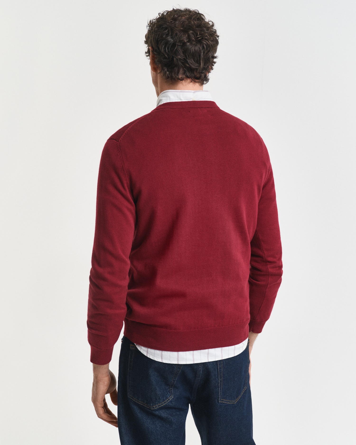 Gant Rundhalspullover "CLASSIC COTTON C-NECK", Premium Strickpullver aus we günstig online kaufen