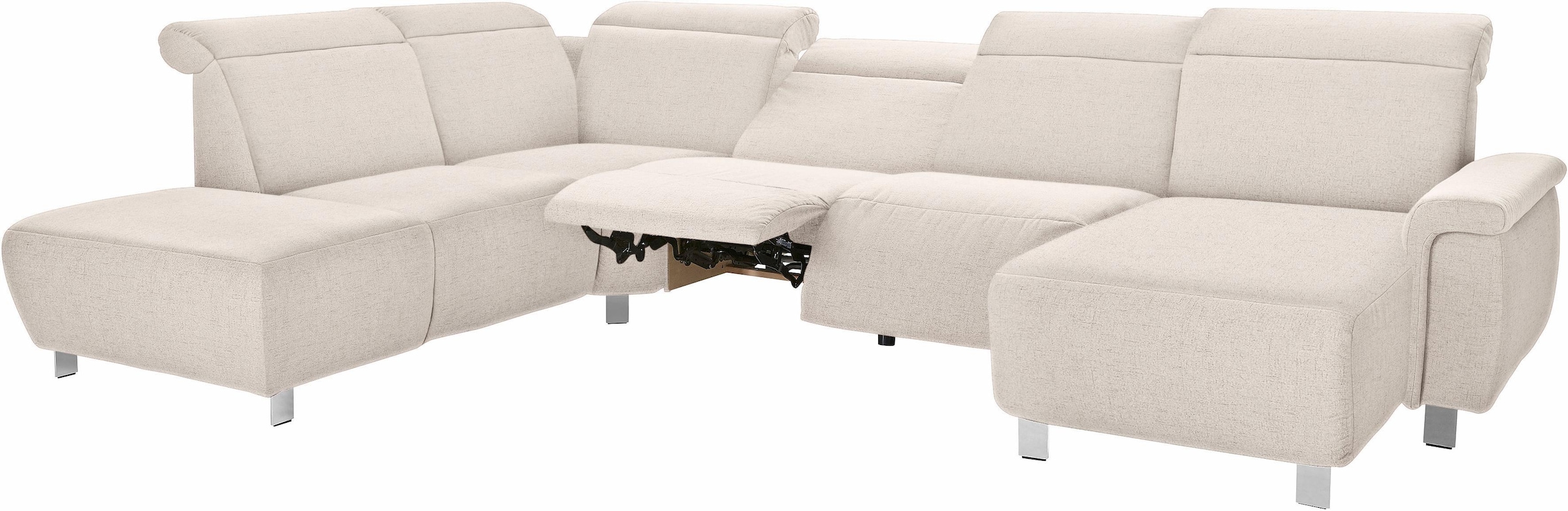 sit&more Wohnlandschaft »Township U-Form«, wahlweise mit elektrischer Wallfree-Funktion