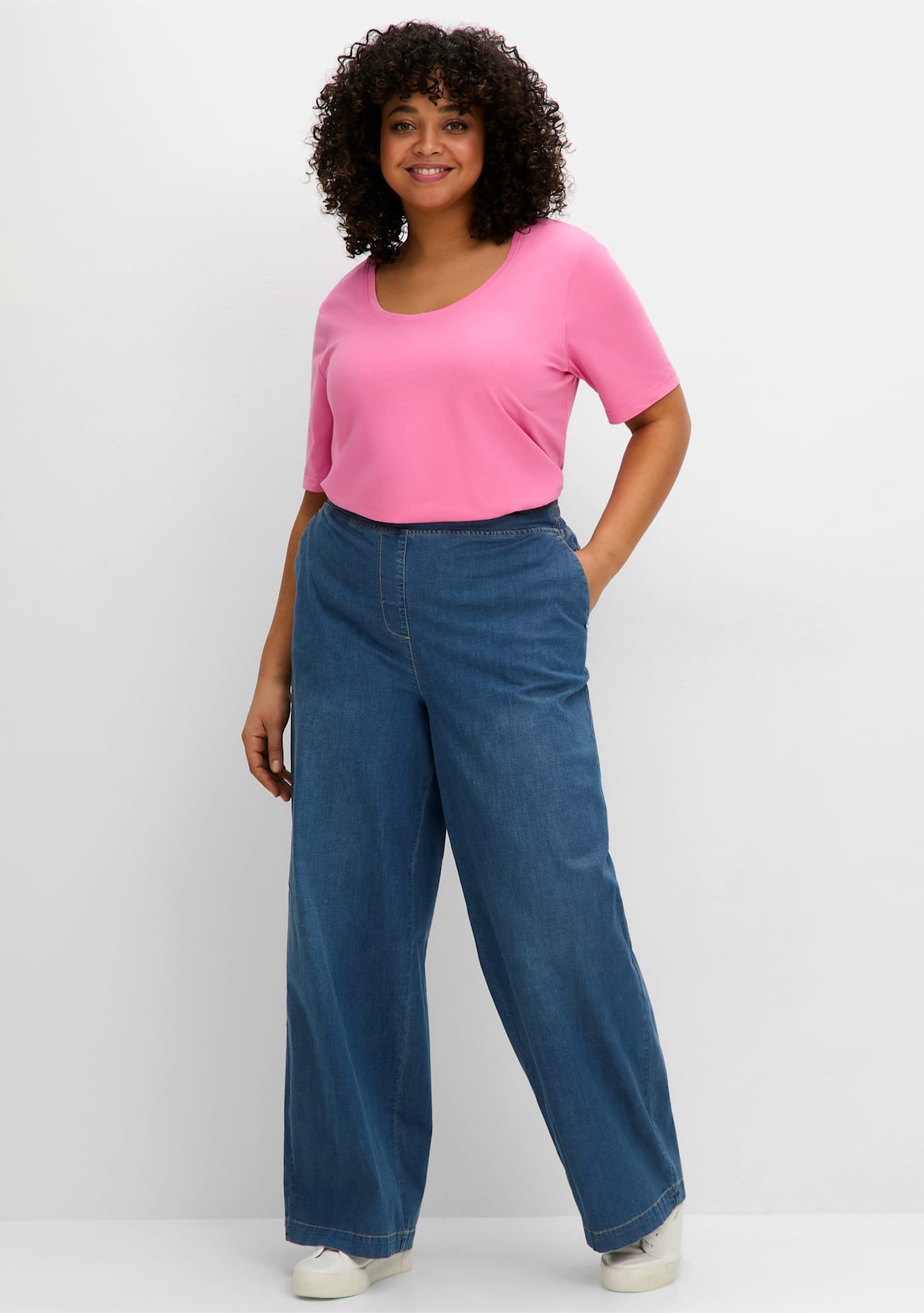 Sheego T-Shirt "T-Shirt" 1 Stk. tlg. günstig online kaufen