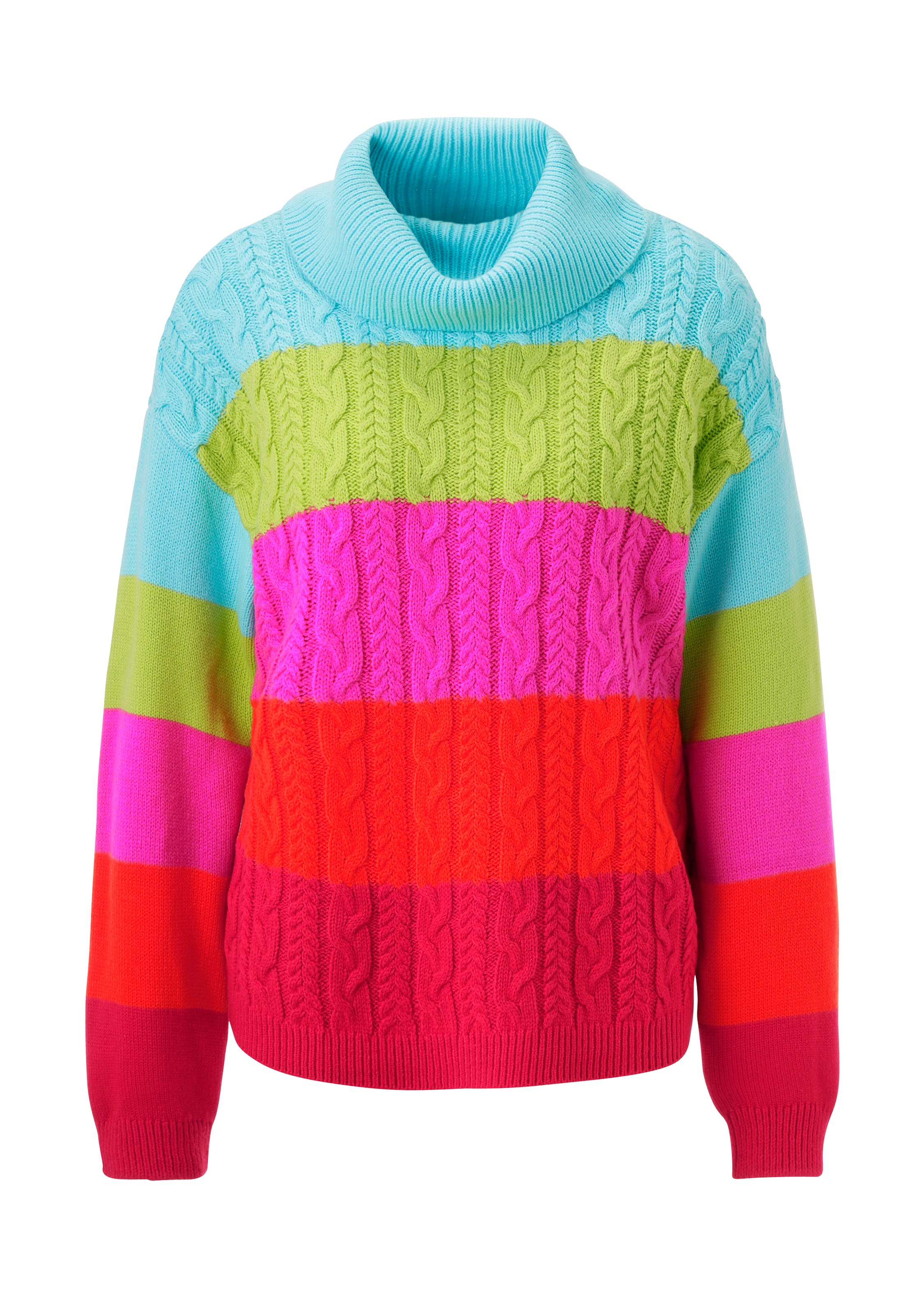 Aniston CASUAL Strickpullover, in farbenfroher oder gedeckteren Farbkombination - NEUE KOLLEKTION