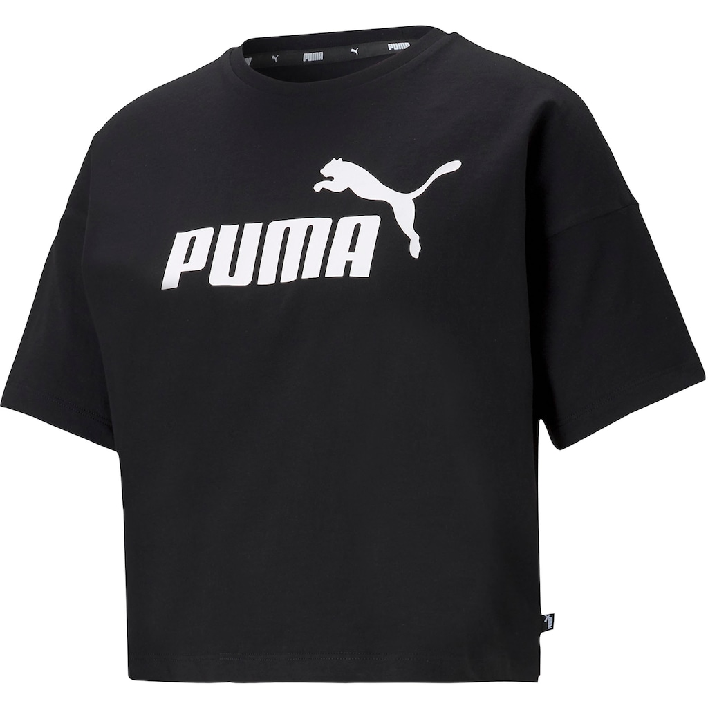 PUMA Crop-Top »ESS CROPPED LOGO TEE«