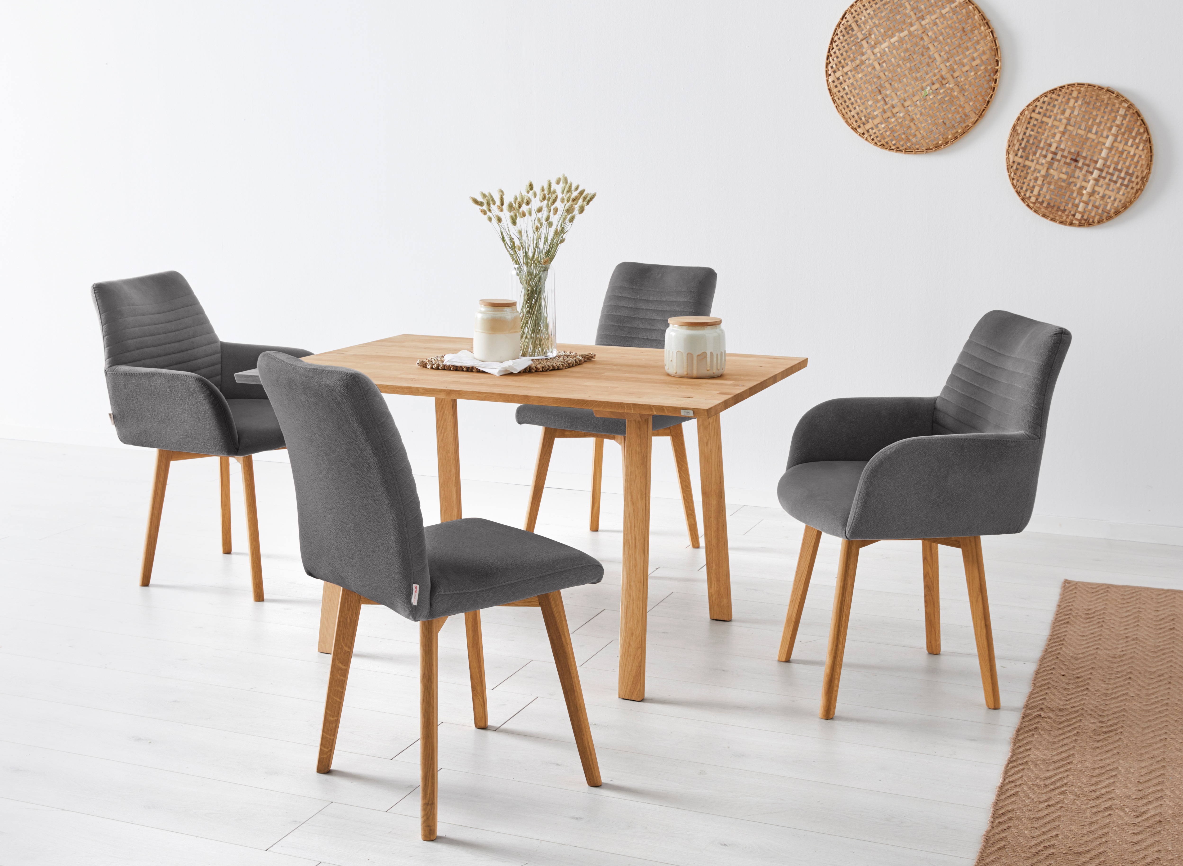 OTTO products Esszimmerstuhl "Alessja" (Set) 2 Stk. Microfaser Bezug aus Mi günstig online kaufen