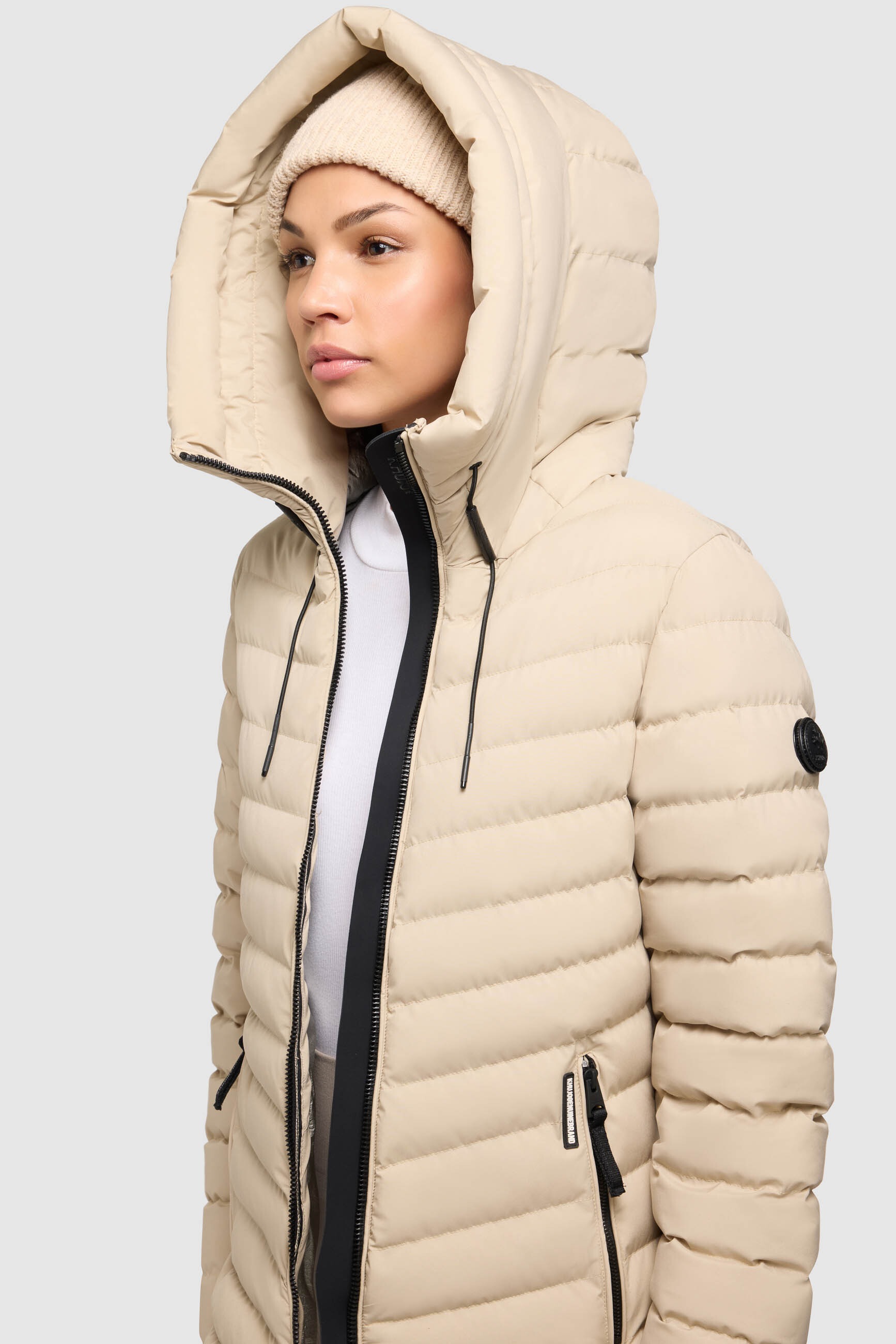 khujo Steppjacke »PACE«, mit Kapuze