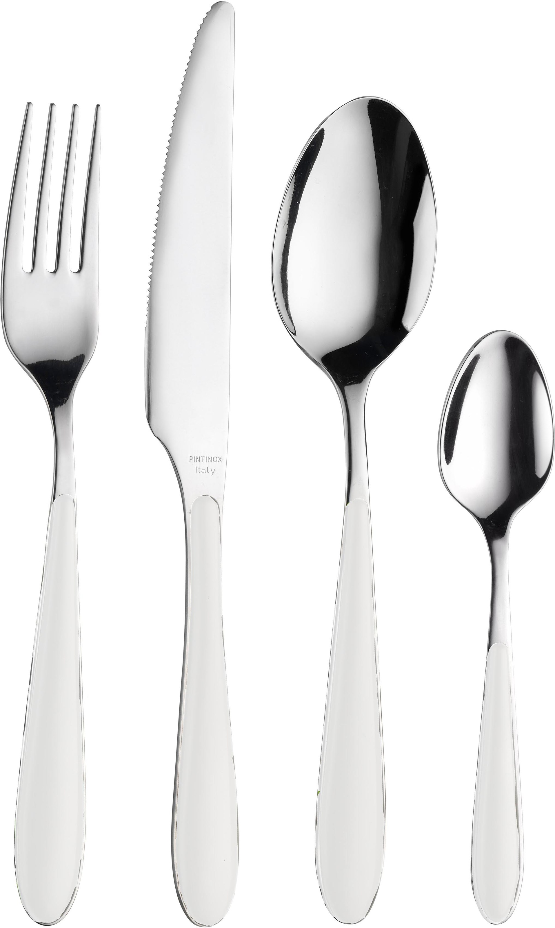 PINTINOX Besteck-Set "Canaletto" mit Kunststoffgriff, spülmaschinengeeignet