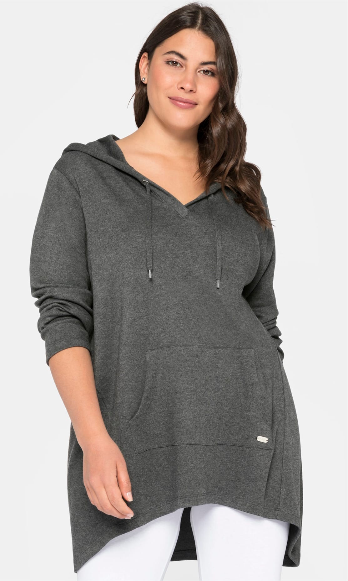 Sheego Longshirt "Longshirt" 1 Stk. tlg. günstig online kaufen