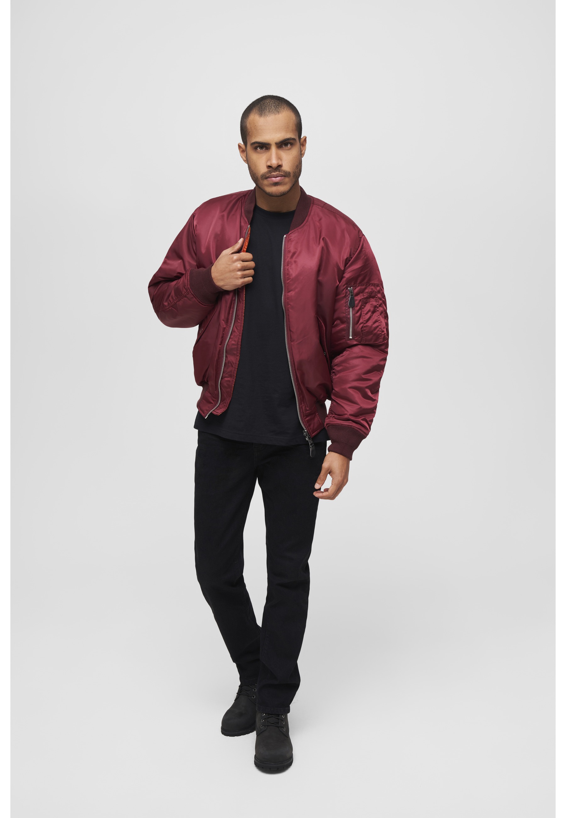 Brandit MA1 Bomberjacke Bordeaux XXL 7