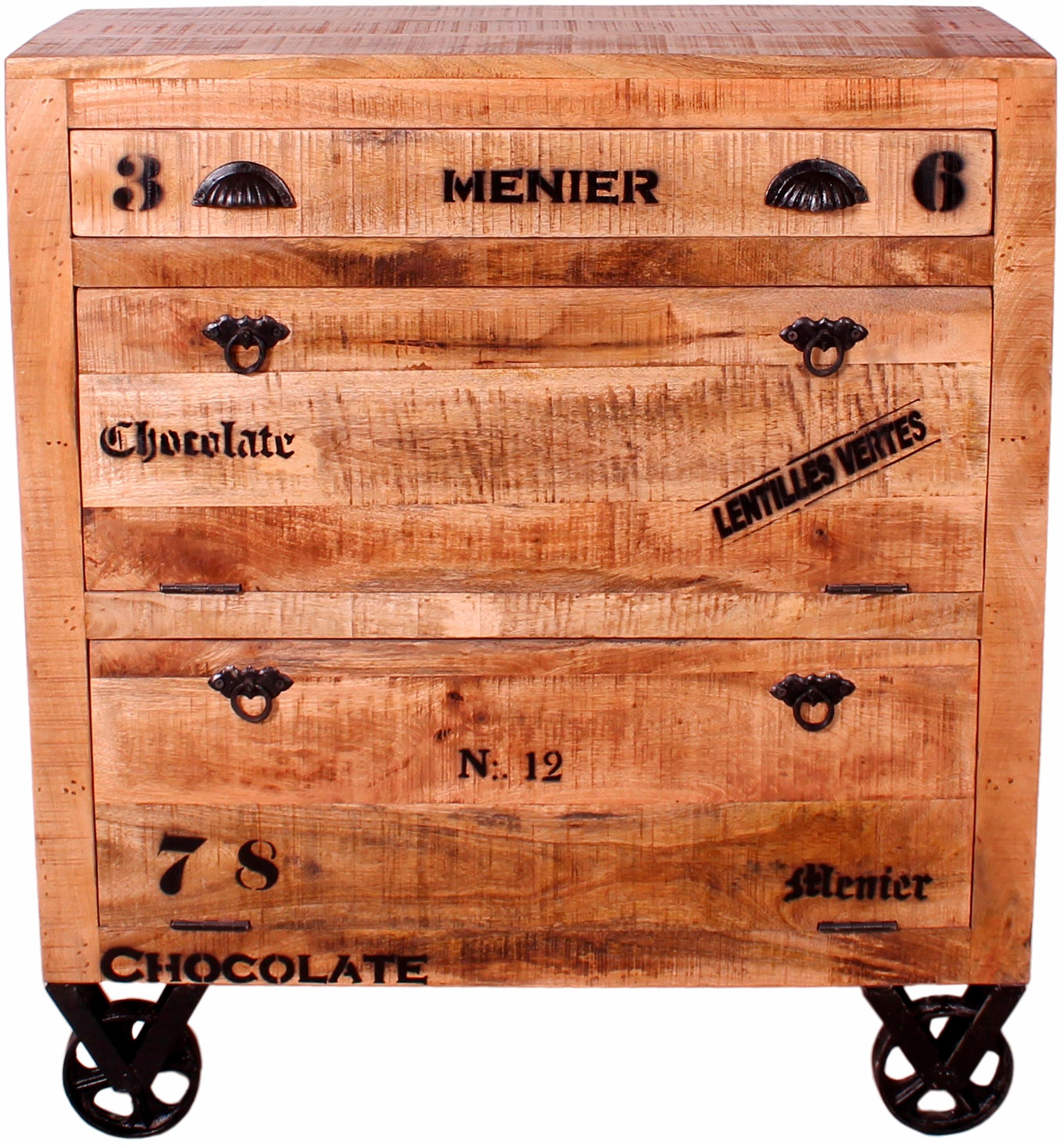 SIT Schuhschrank »Rustic«, im Factory Design, Breite 82 cm, Shabby Chic,  Vintage | Im Sale