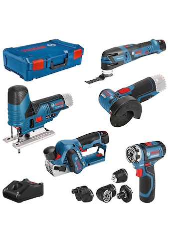 Bosch Professional Elektrowerkzeug-Set (Kombi-Set) 10-tlg...