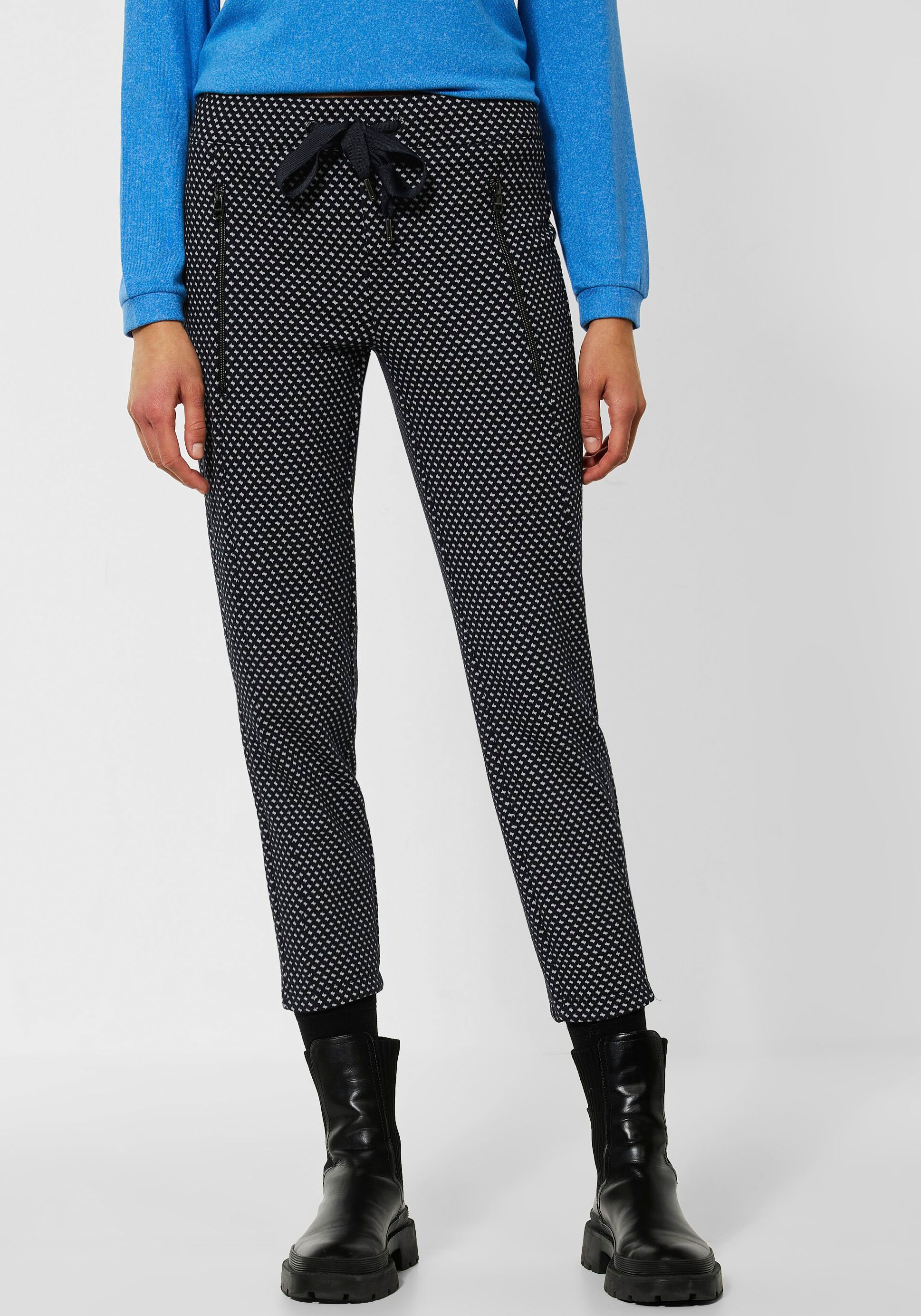 street one -  Loungepants "Style Bonny", in modischem Jacquard Design