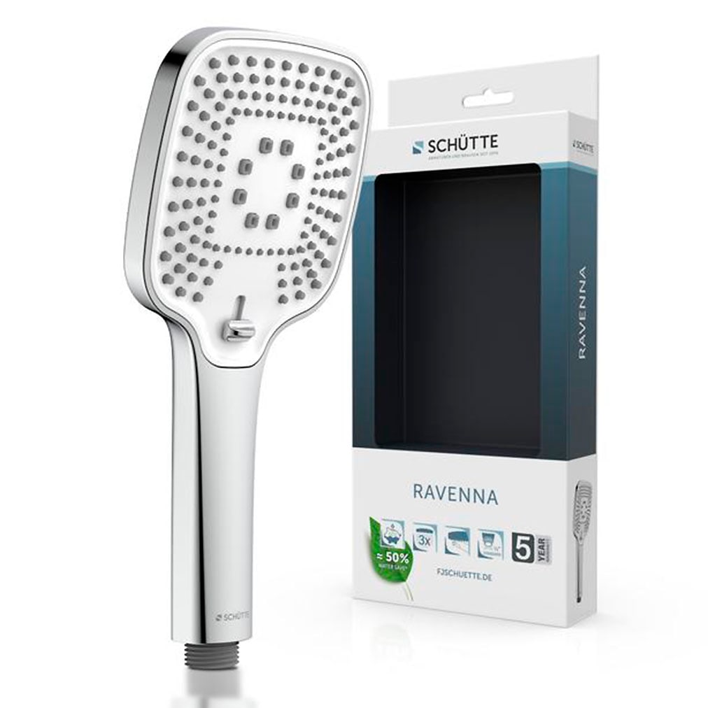 Schütte Handbrause "RAVENNA" 1 Stk. tlg. 3-fach verstellbar / wassersparend günstig online kaufen