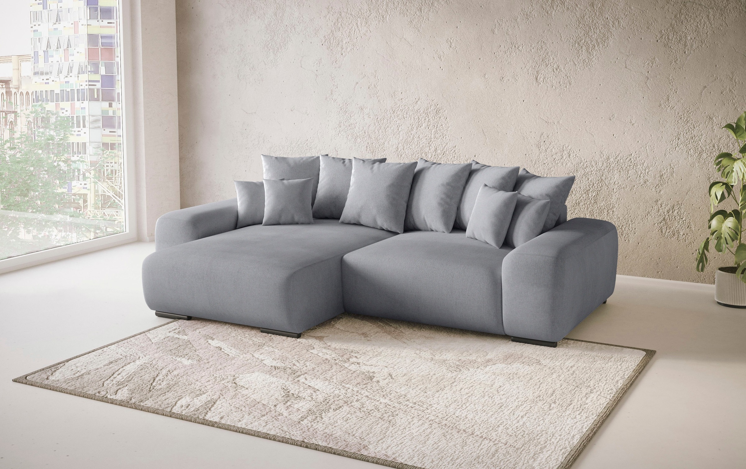 Mr. Couch Ecksofa "Sundance L-Form", Dauerschläfer mit EasyBett-Schlaffunkt günstig online kaufen
