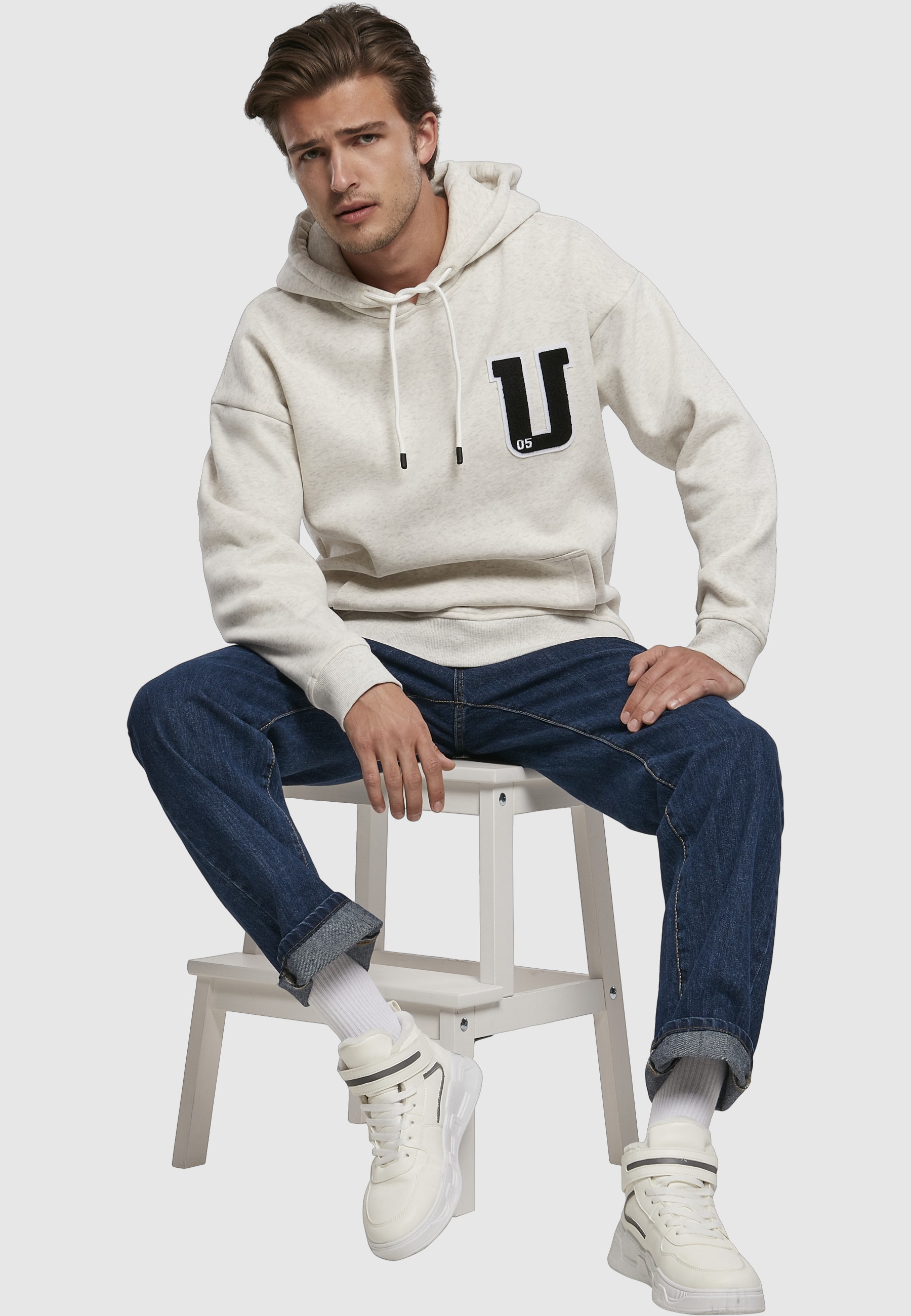 URBAN CLASSICS Kapuzenpullover »Urban Classics Herren Oversized Frottee Patch Hoody« 1 Stk.