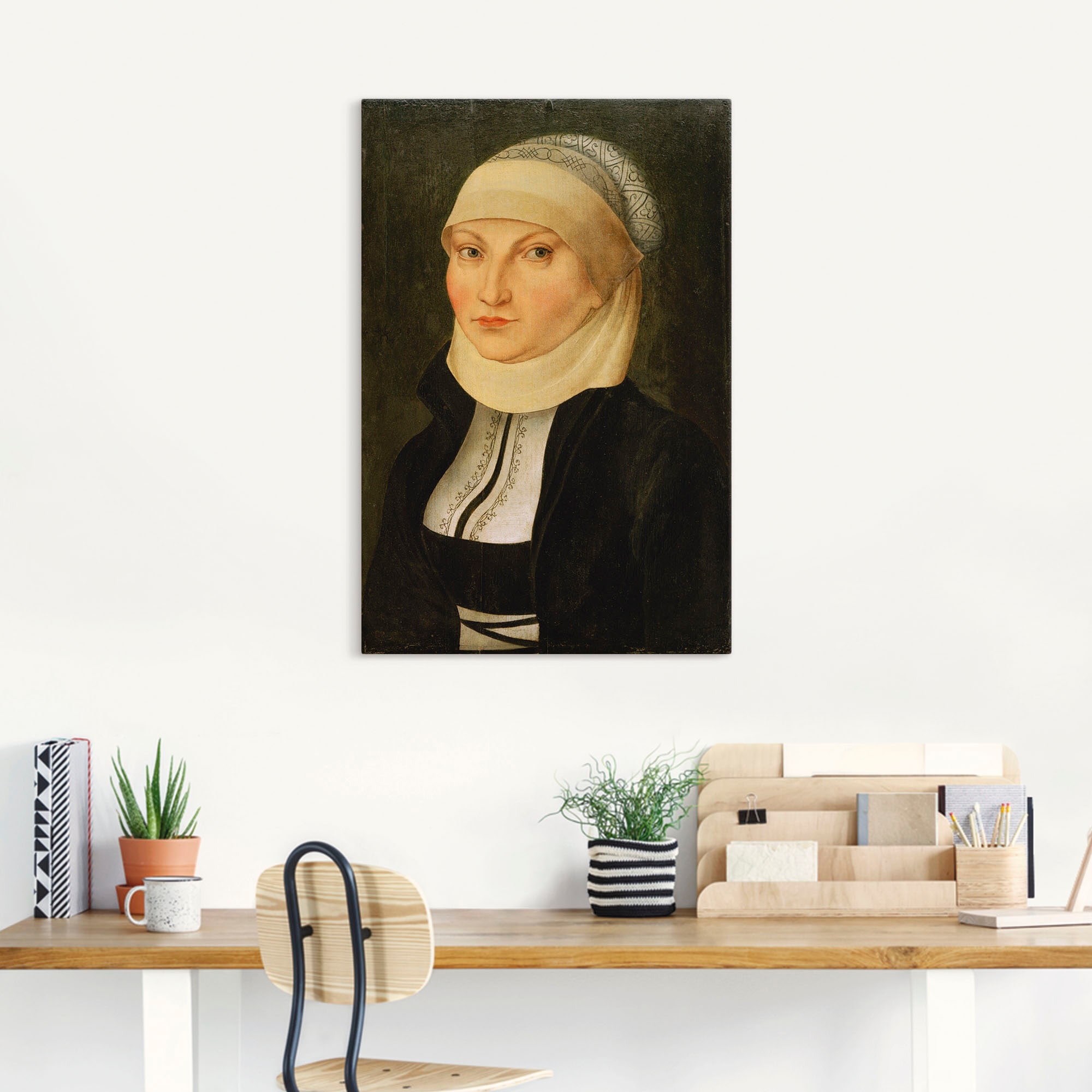 Artland Leinwandbild »Katharina von Bora«, Portrait, (1 St.), auf Keilrahmen gespannt