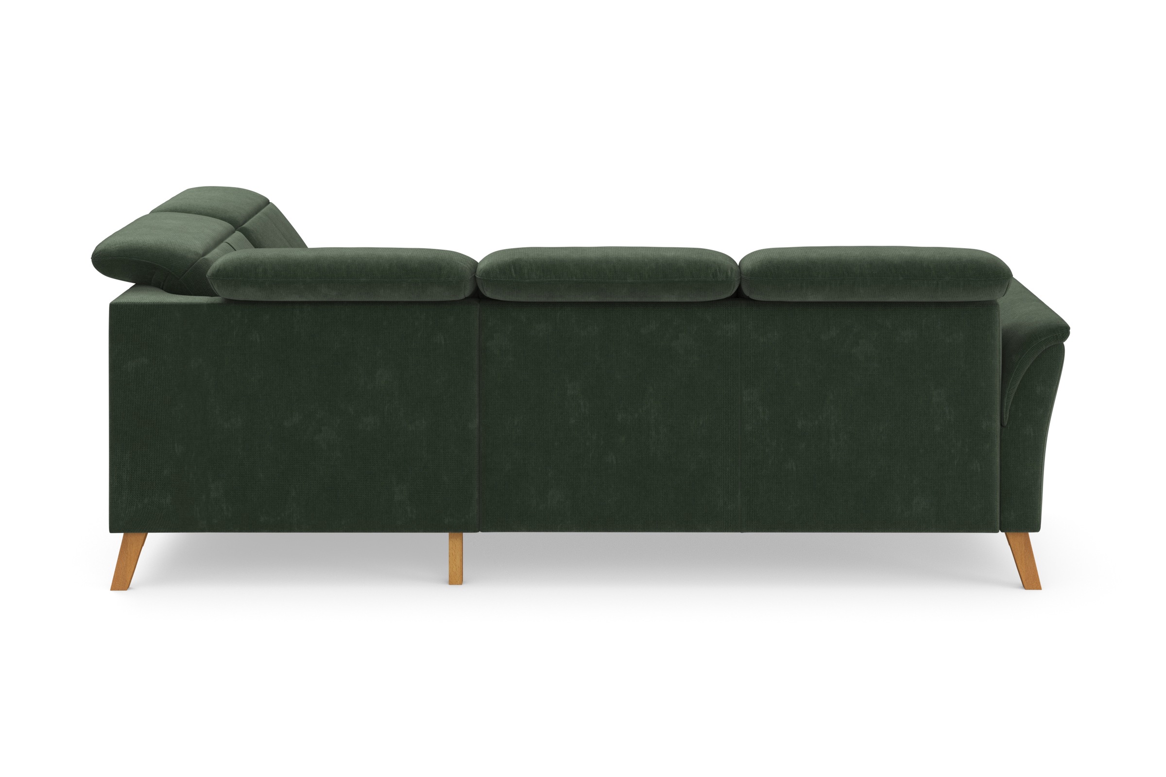 Ecksofa SIT & MORE "Romero L-Form", grün (jungle), B:250cm H:91cm T:220cm, 90% Polyester 10%Polyamid, Sofas, Ecksofa, wahlweise mit oder ohne TV-Funktion, Bettfunktion, Bettkasten 9