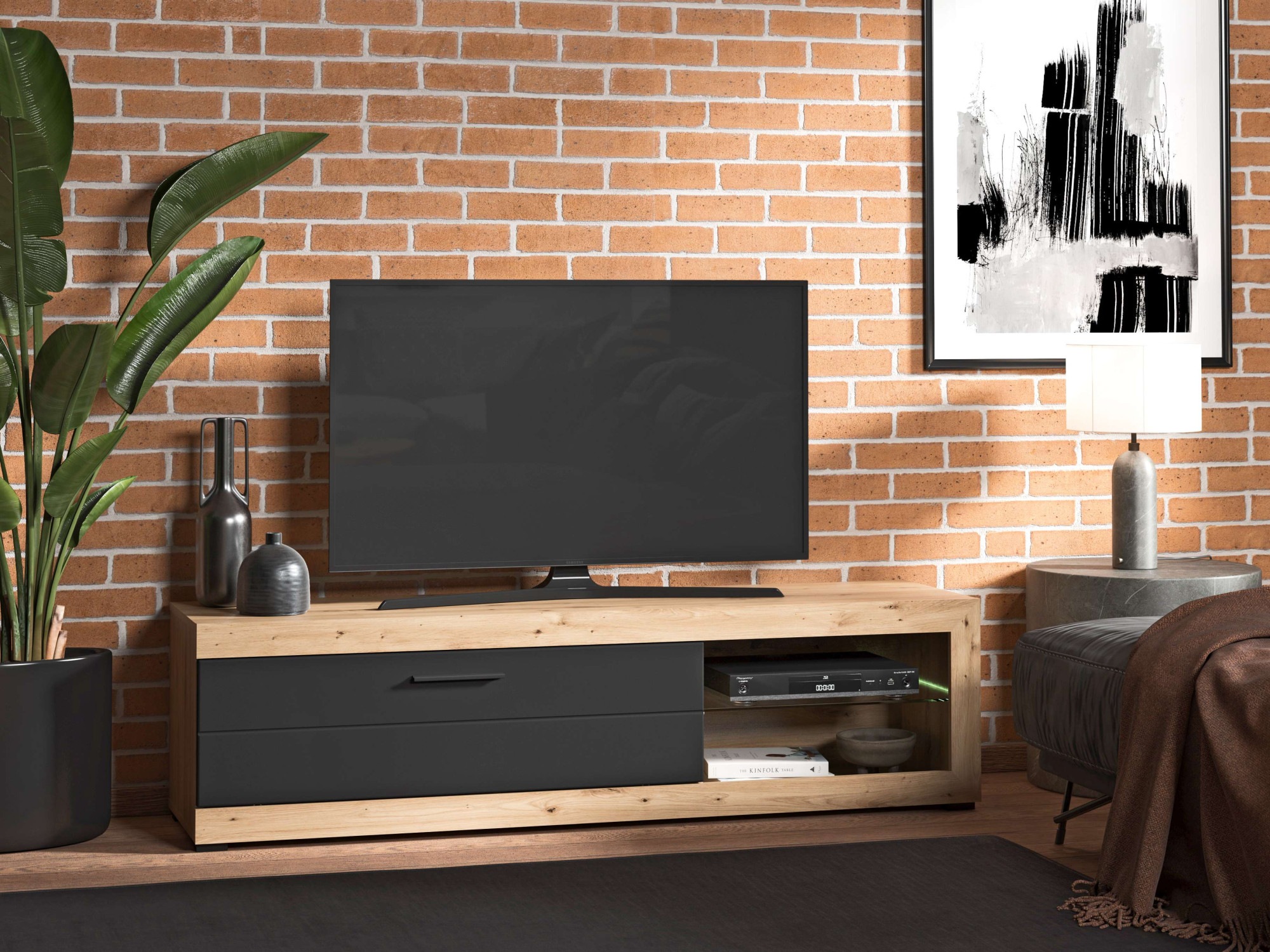 INOSIGN Lowboard "Remo TV-Board", TV-Kommode mit LED-Beleuchtung, in versch günstig online kaufen