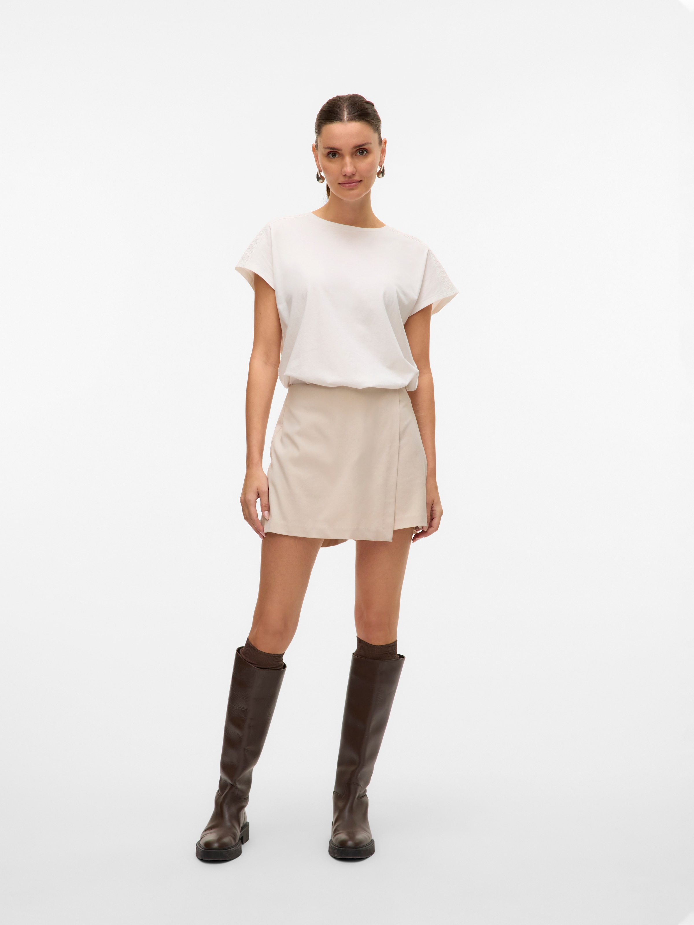 Vero Moda Shorts »VMMELINA HW SHORT SKORT SOLID NOOS«