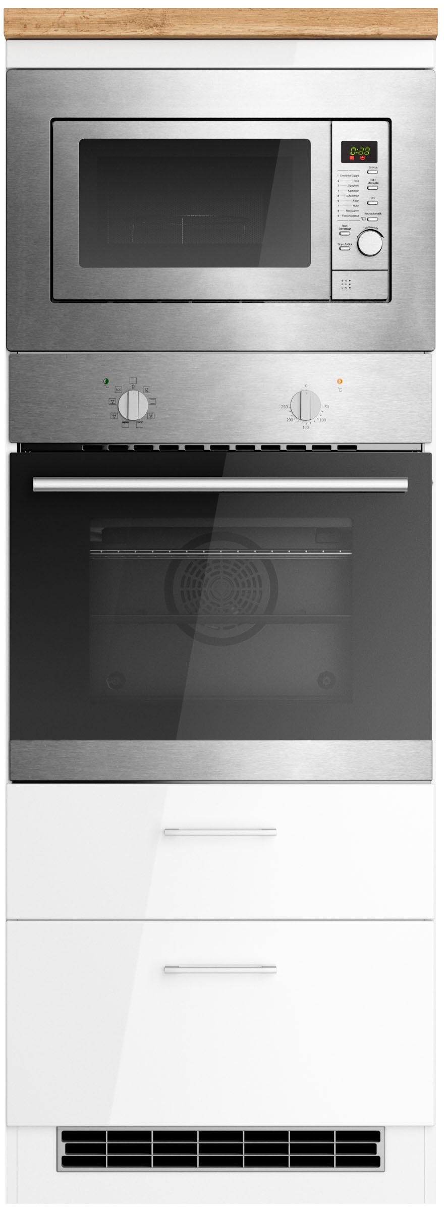 KOCHSTATION Backofenumbauschrank "KS-Milan" Mikrowellen-/Backofenkumbau 60 günstig online kaufen