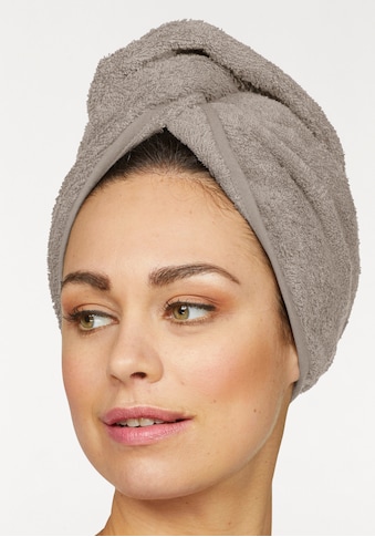 Turban-Handtuch »Juna, Turban (2 Stück), 100% Baumwolle«, (2 St.)