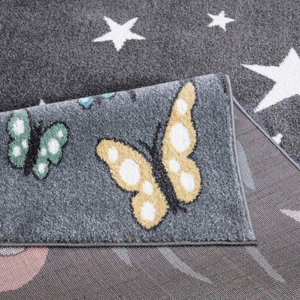 Carpet City Kinderteppich »ANIME916«, rechteckig, Kinderzimmer Teppich  Modern mit Mond, Blumen, Wolken, Creme, Multi kaufen