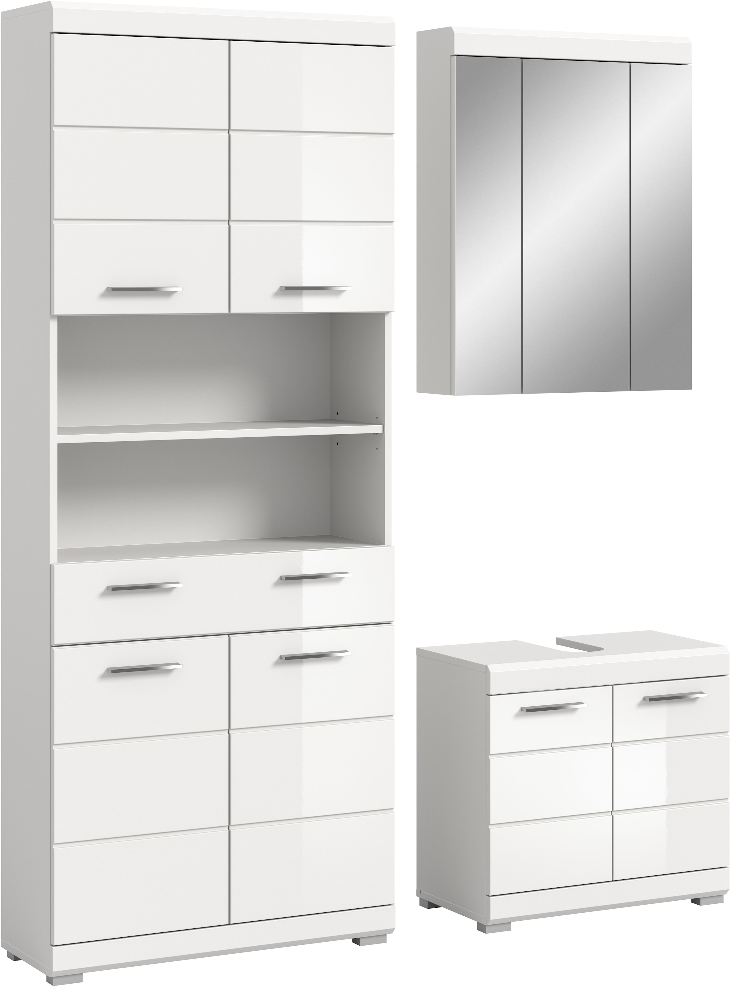 INOSIGN Badmöbel-Set "SIENA, TOPSELLER, Breite 149cm, 3-teiliges Set", (Set günstig online kaufen