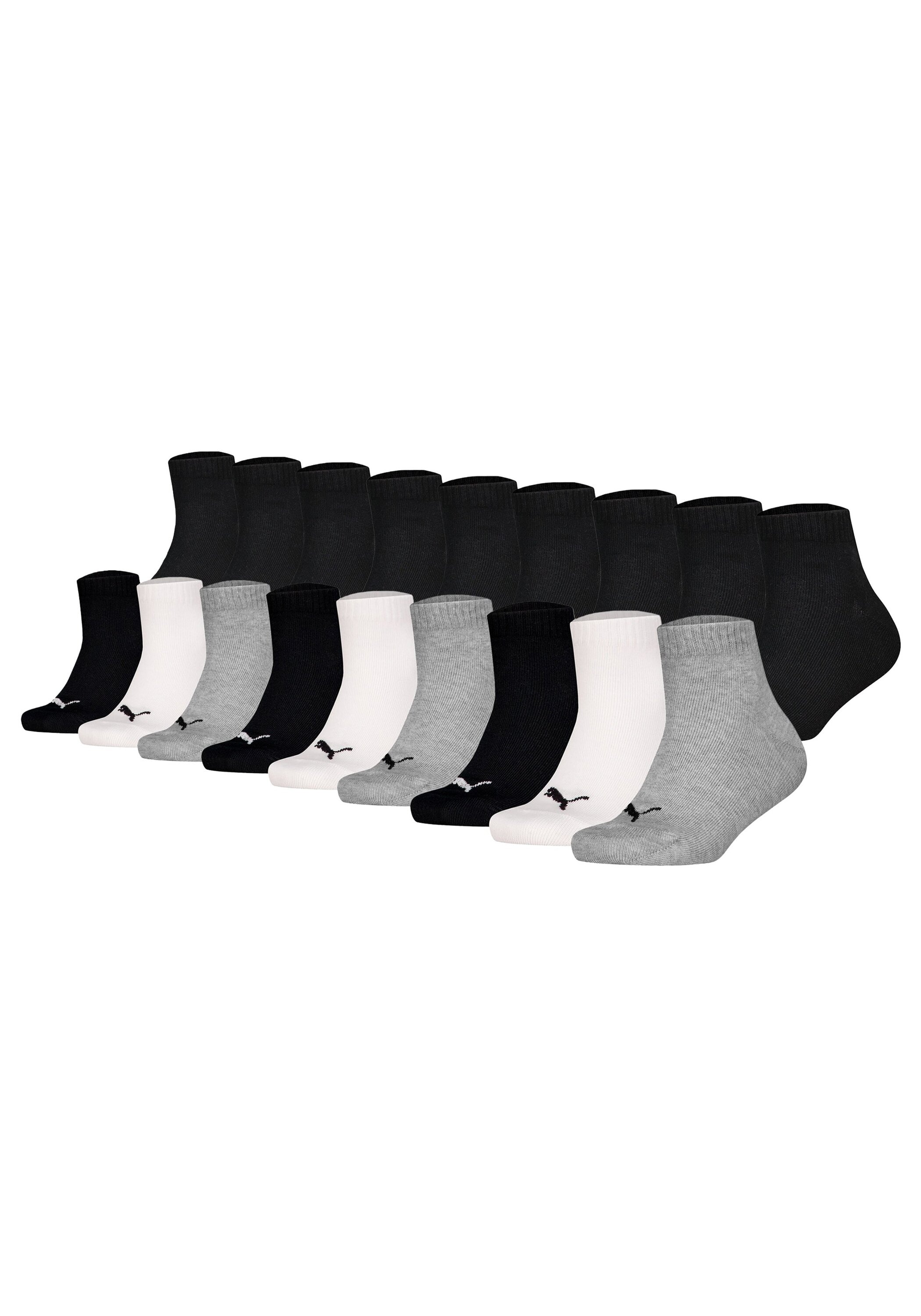 PUMA Kurzsocken "Socken Plain Quarter ECOM 18P 18er Pack"