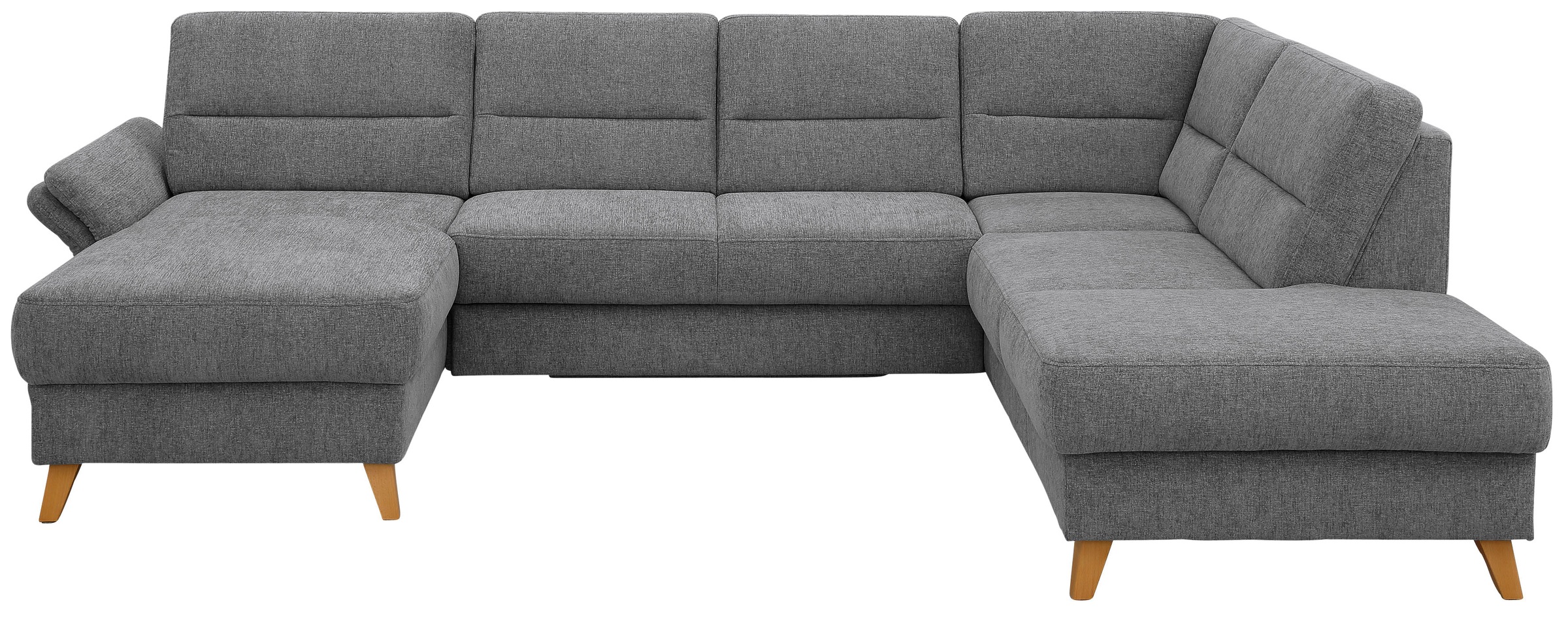 Home affaire Wohnlandschaft "Westerland U-Form" Federkern, wahlweise Bettfu günstig online kaufen