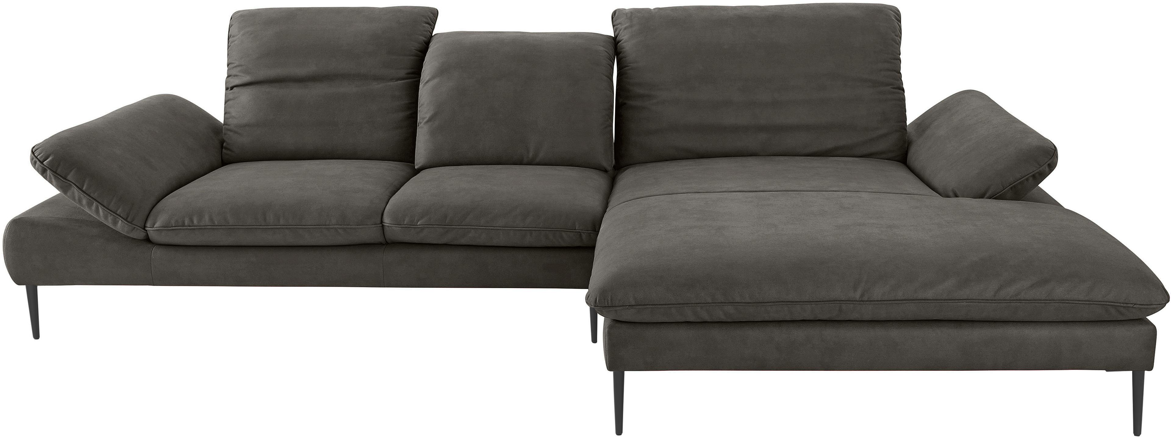 Thumbnail - W.SCHILLIG Ecksofa "enjoy&MORE, Designsofa, bequem, zeitlos und elegant, L-Form", Sitztiefenverstellung, Füße schwarz pu...