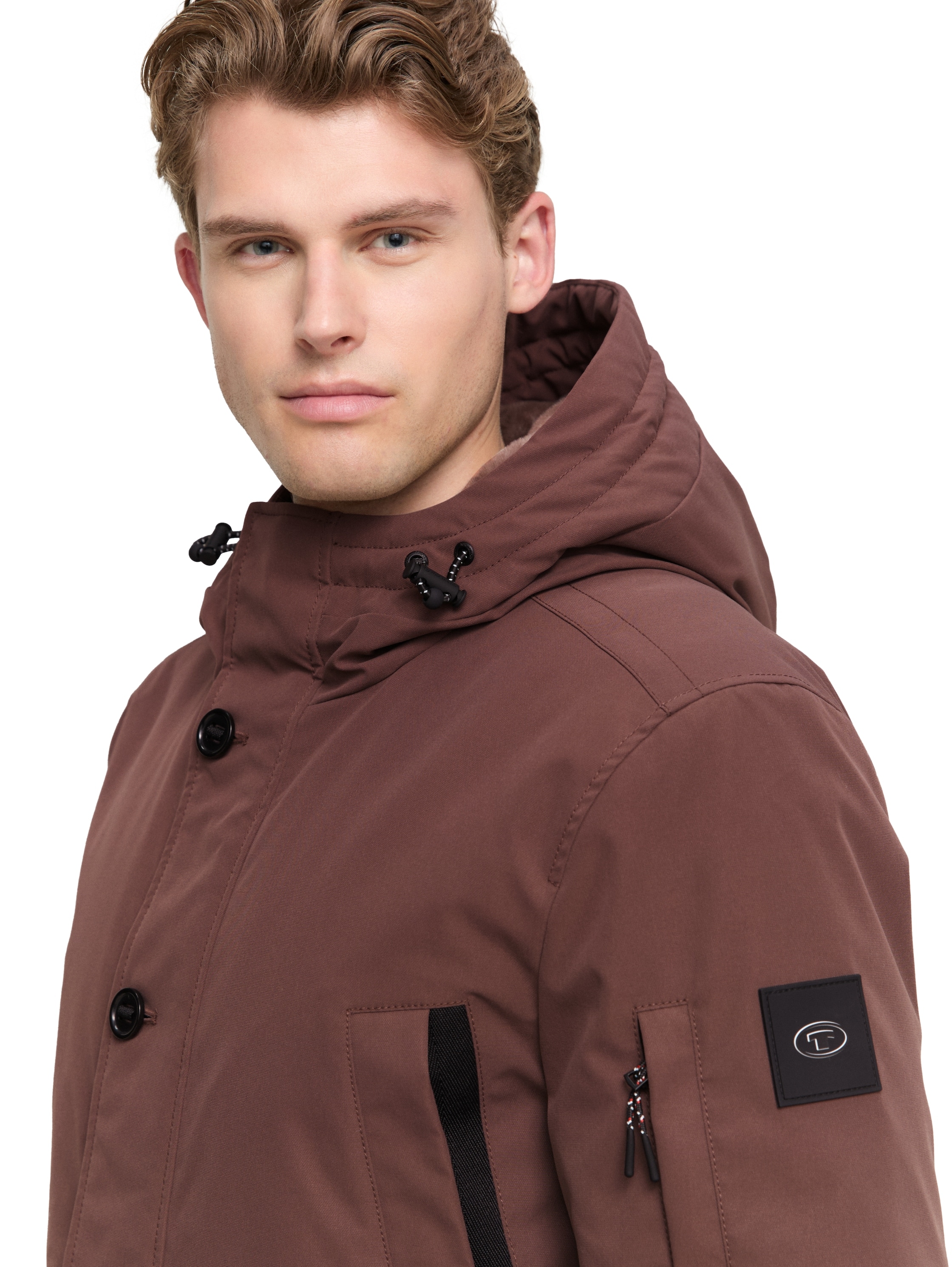 TOM TAILOR Kurzmantel , mit Kapuze
