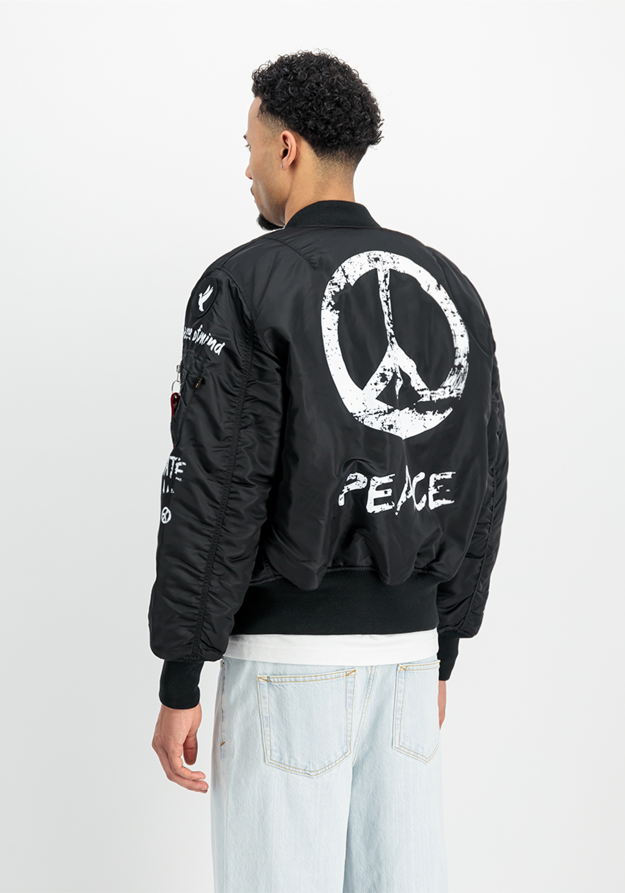 Alpha Industries Bomberjacke »Alpha Industries Men - Bomber Jackets MA-1 Peace«